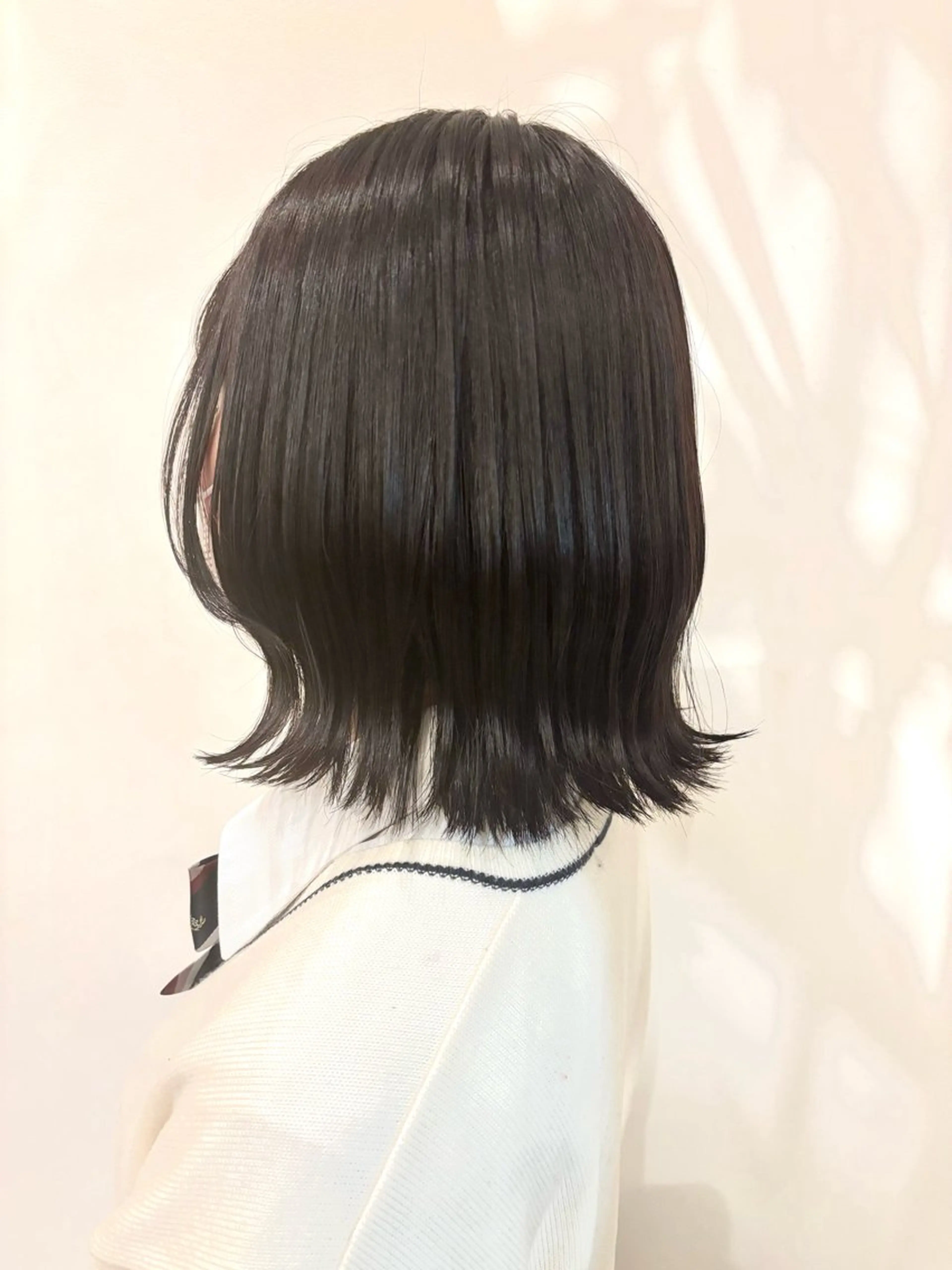 ミディアム 学生 ヘアカラー イナイ ハルカのヘアスタイル