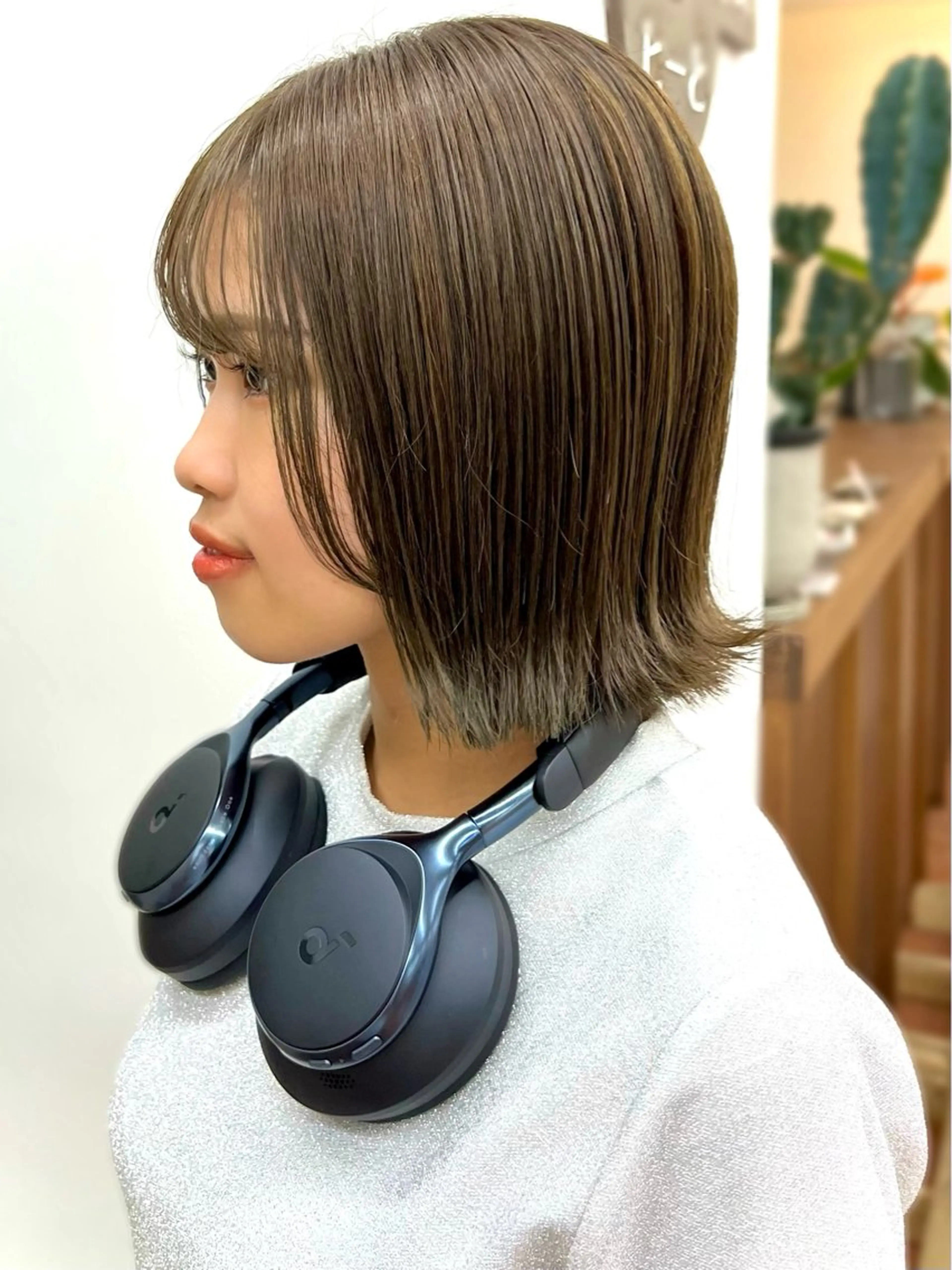 ミディアム カラー 矢場町/栄/上前津/ 佐藤祐希のヘアスタイル