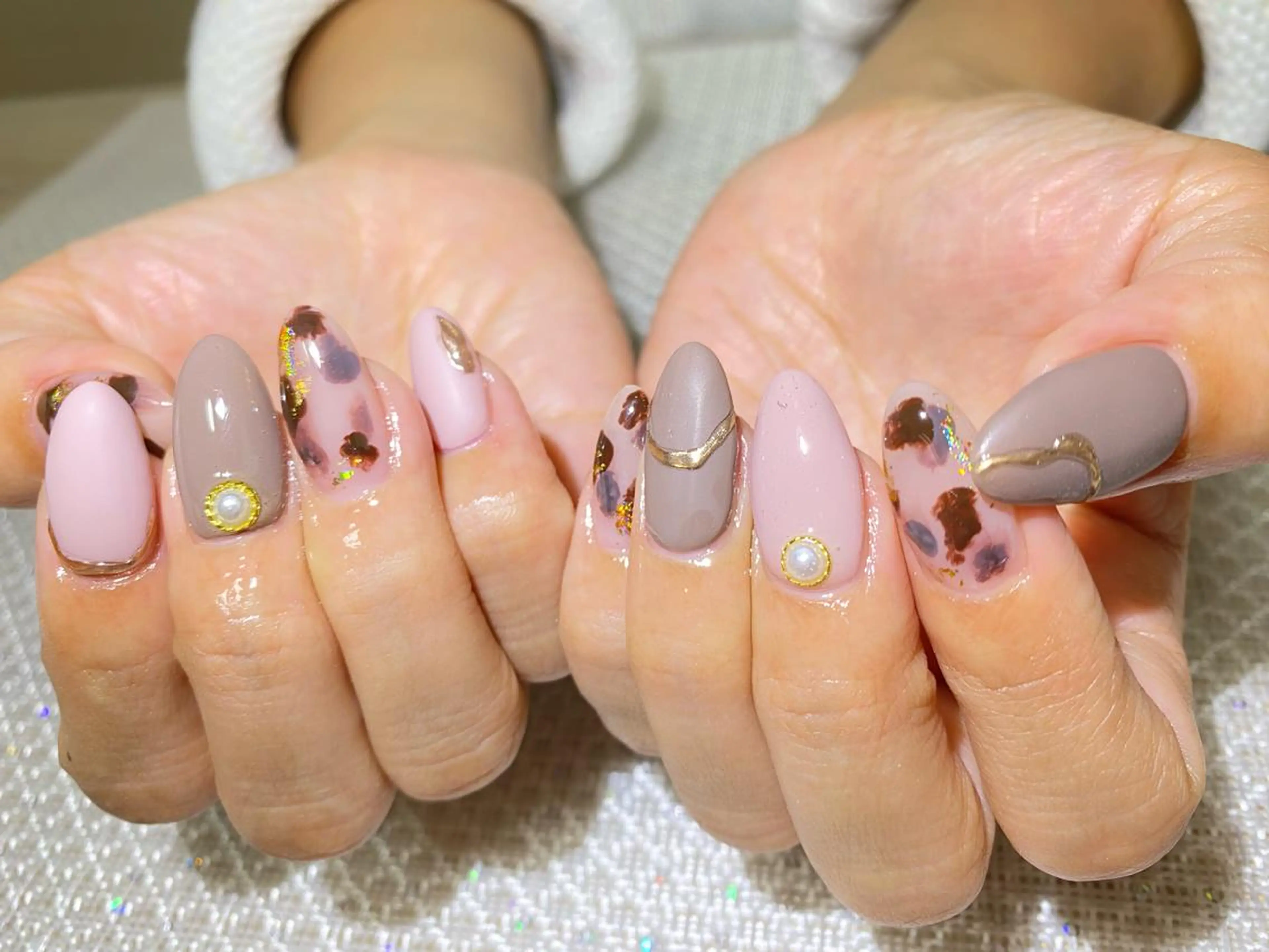 ネイル ブラウン Esthetic Will所属・will 有希のネイルデザイン