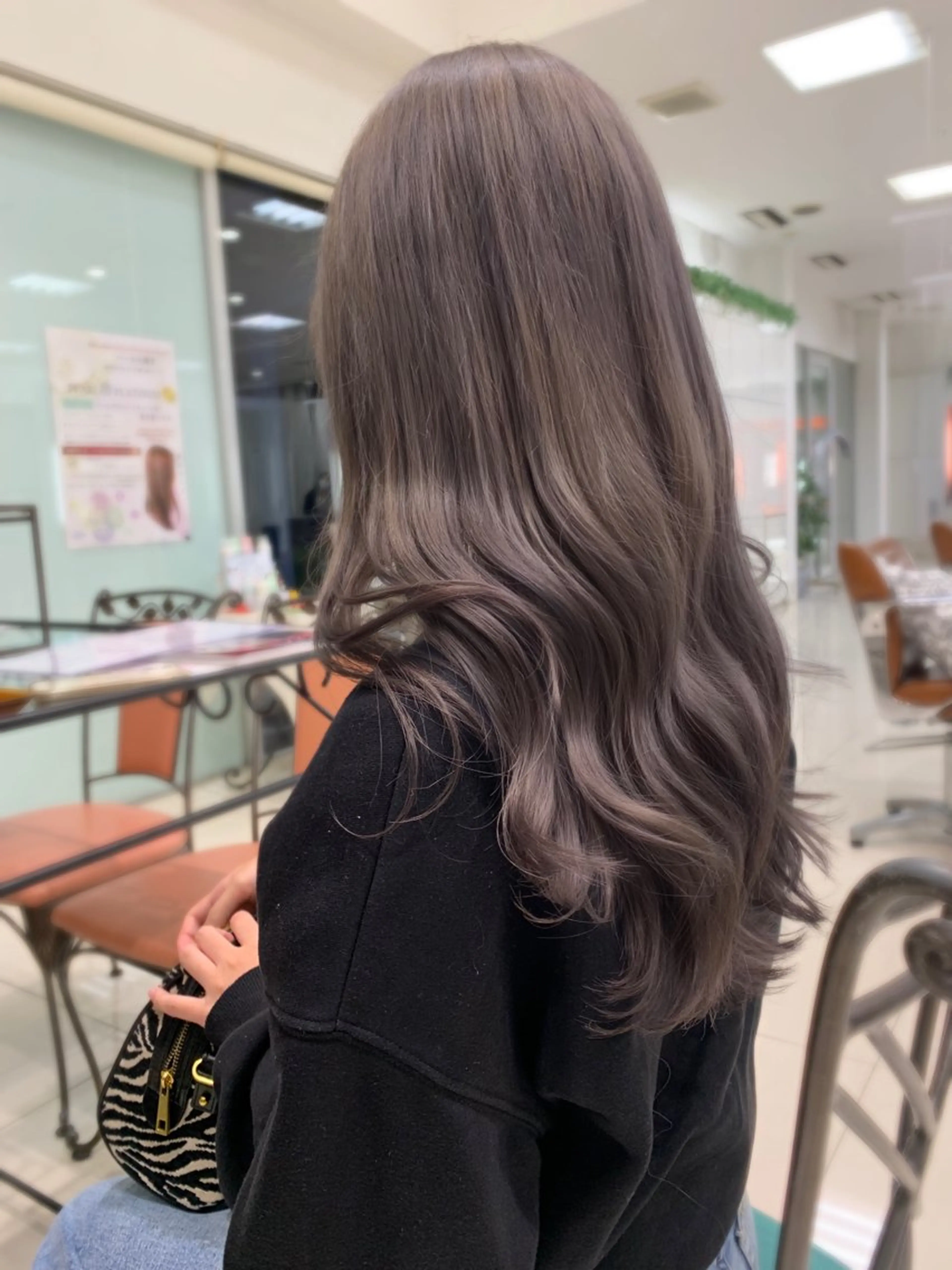 セミロング カラー 韓国ヘア/髪質改善 /艶カラー/sahoのヘアスタイル