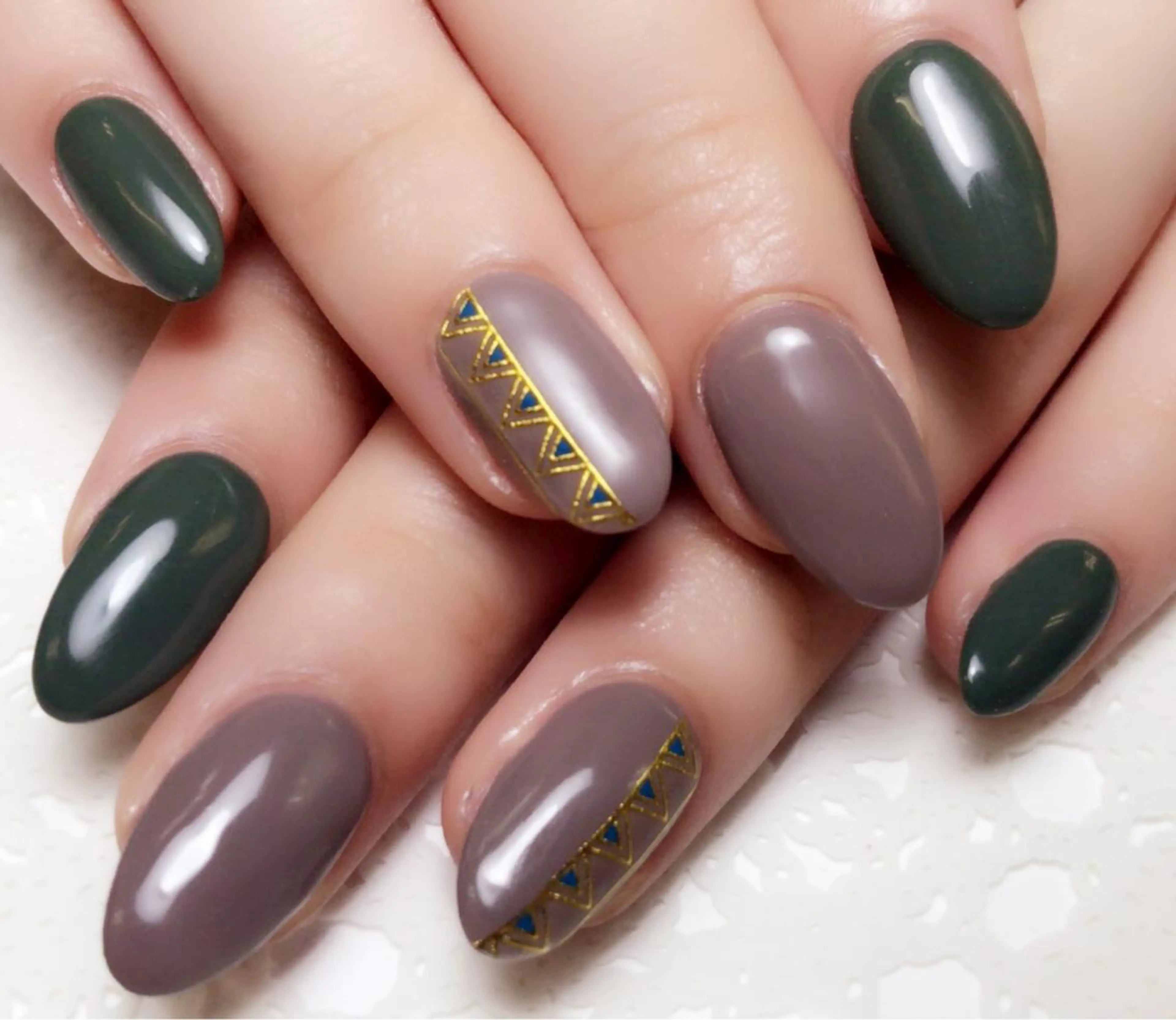 ネイル ハンドネイル ラウバイマノマノ なかざとのネイルデザイン