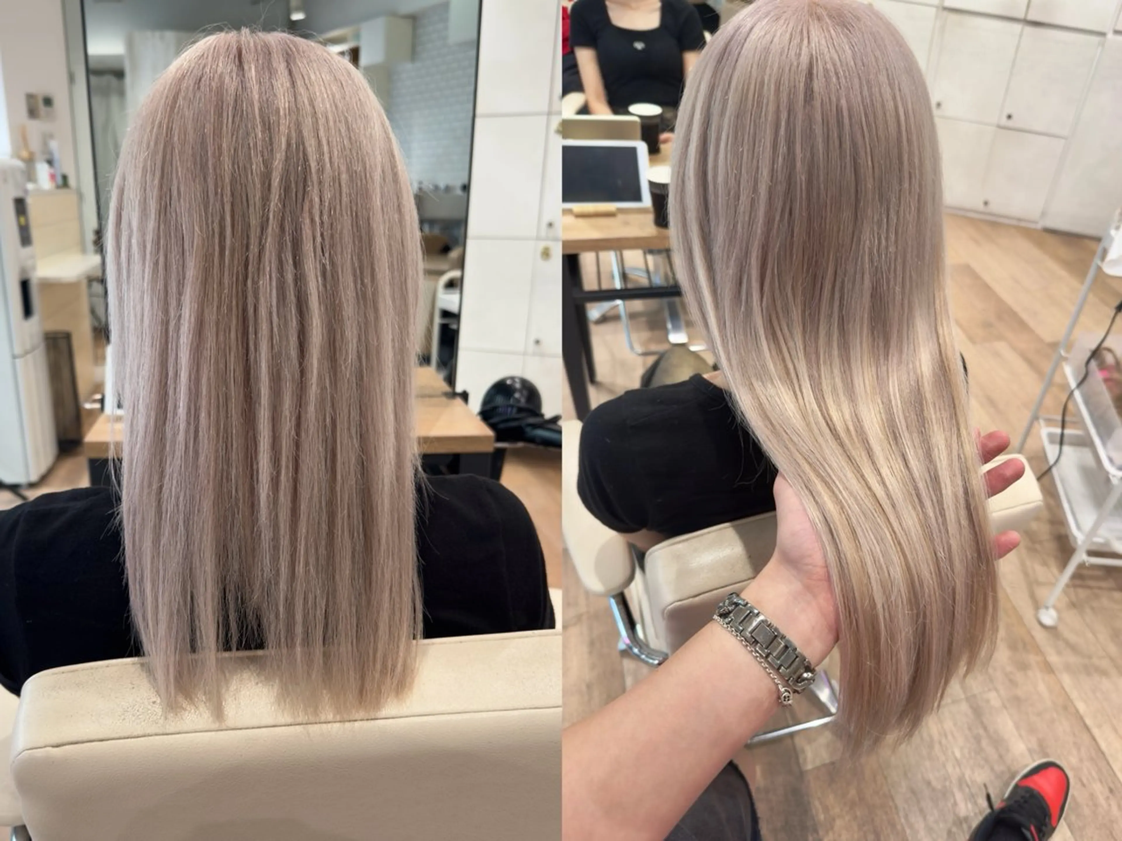 ロング カラー 立川/ブリーチ/ 髪質改善/西川翔真のヘアスタイル