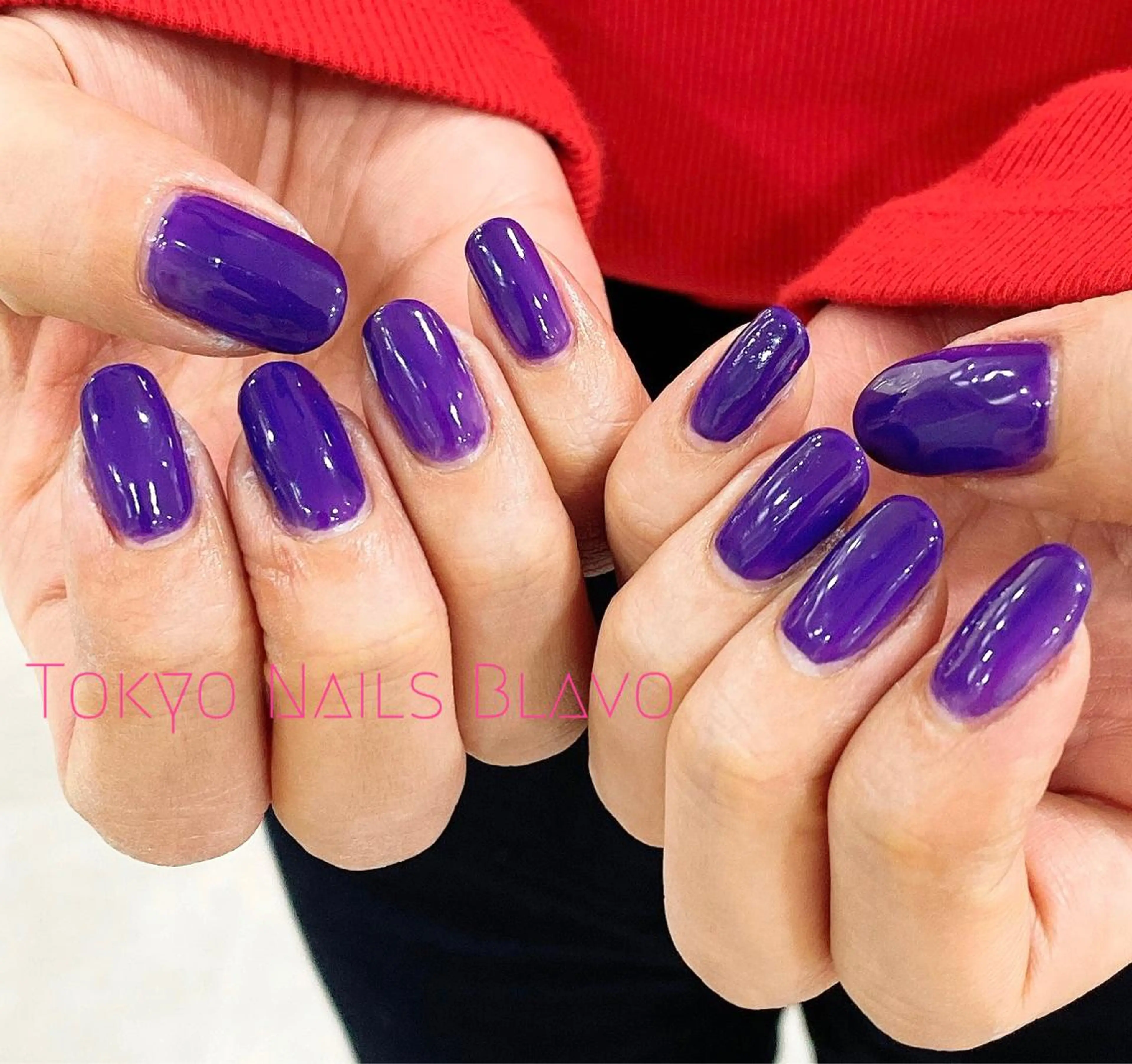 ネイル ワンカラーネイル T.N.B 山本陽子のネイルデザイン