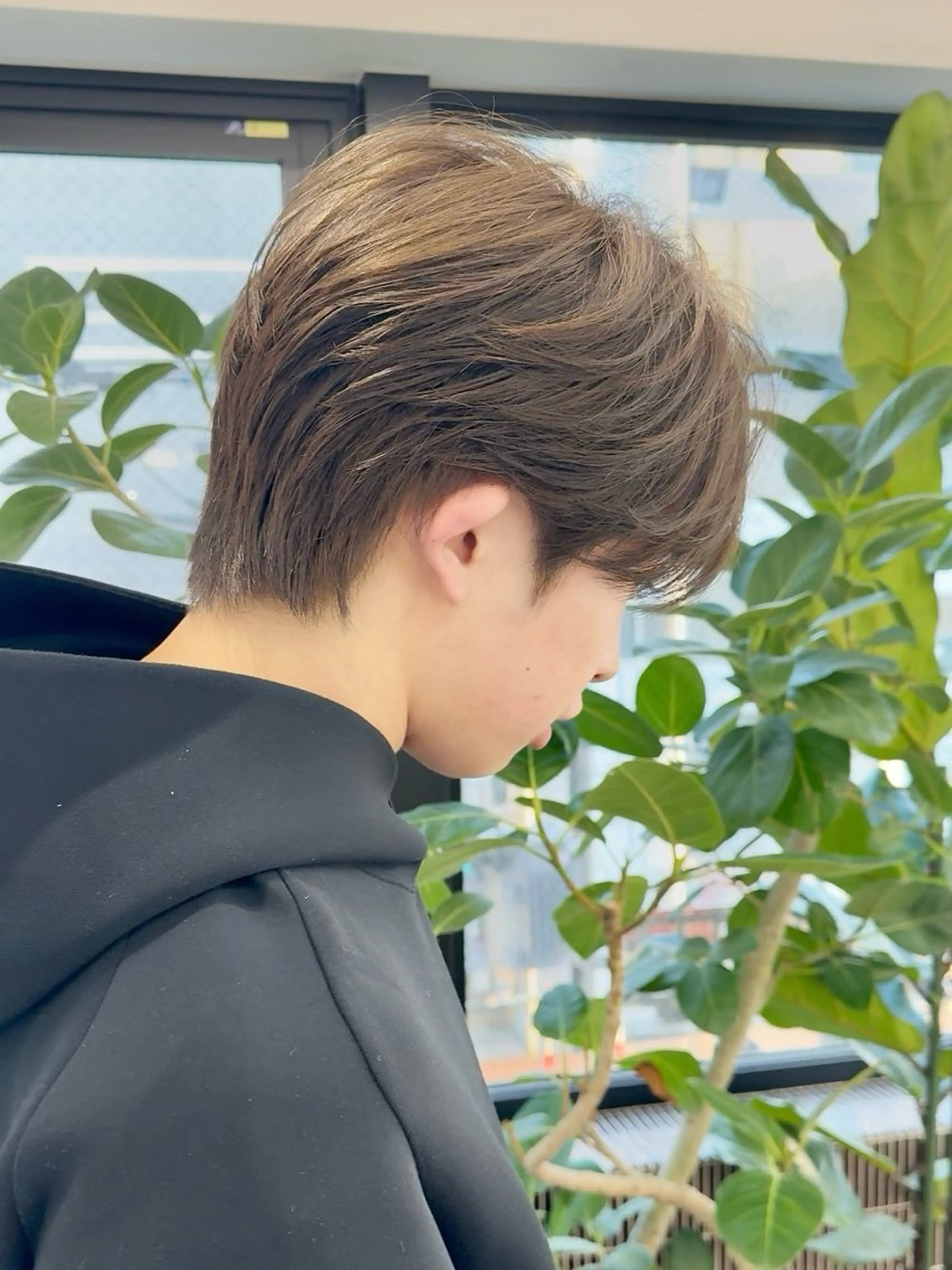 パーマ メンズ カット パーマ ショート/レイヤー /札幌/小山内のヘアスタイル