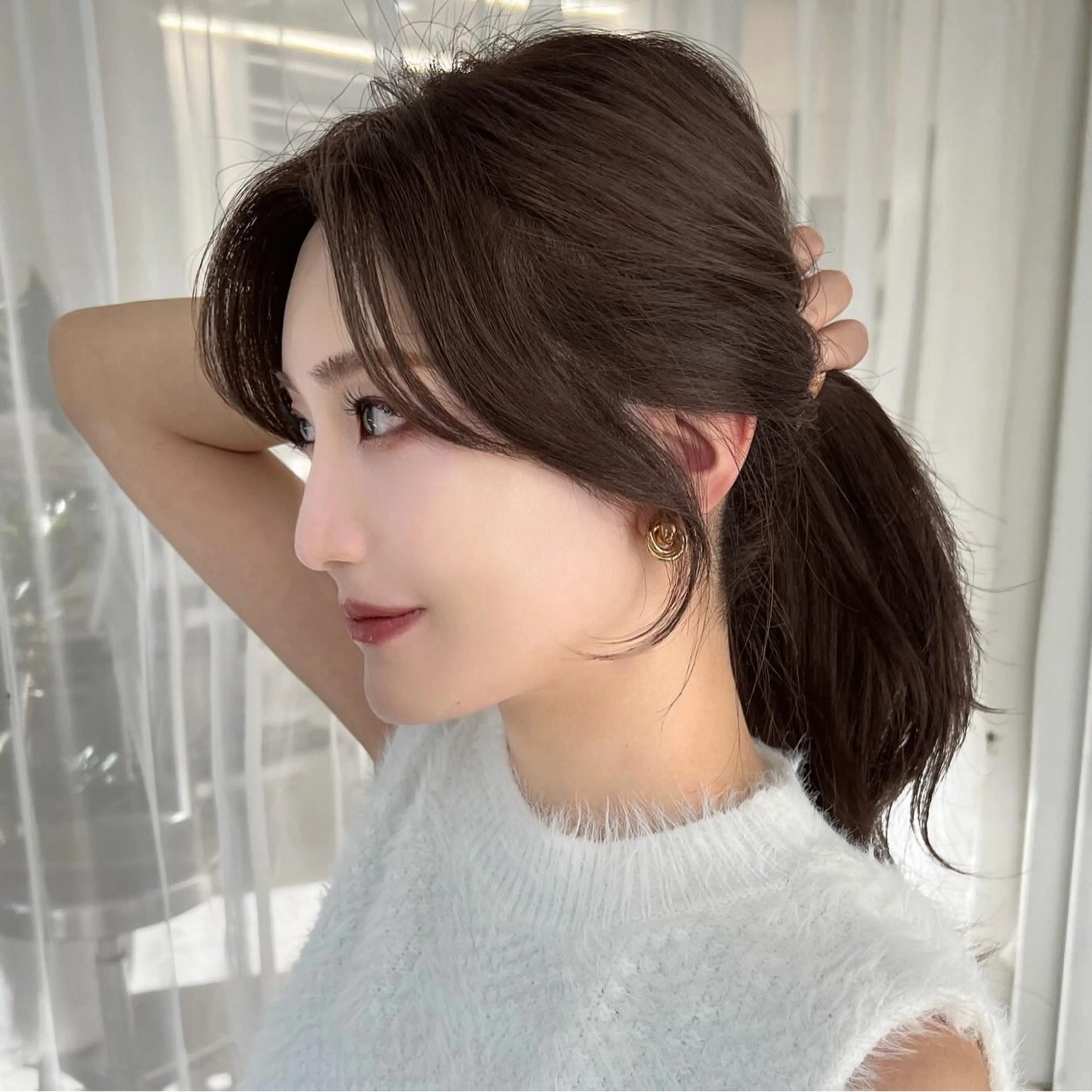 セミロング 映える顔まわり/前髪 特化 💗 ユキマのヘアスタイル