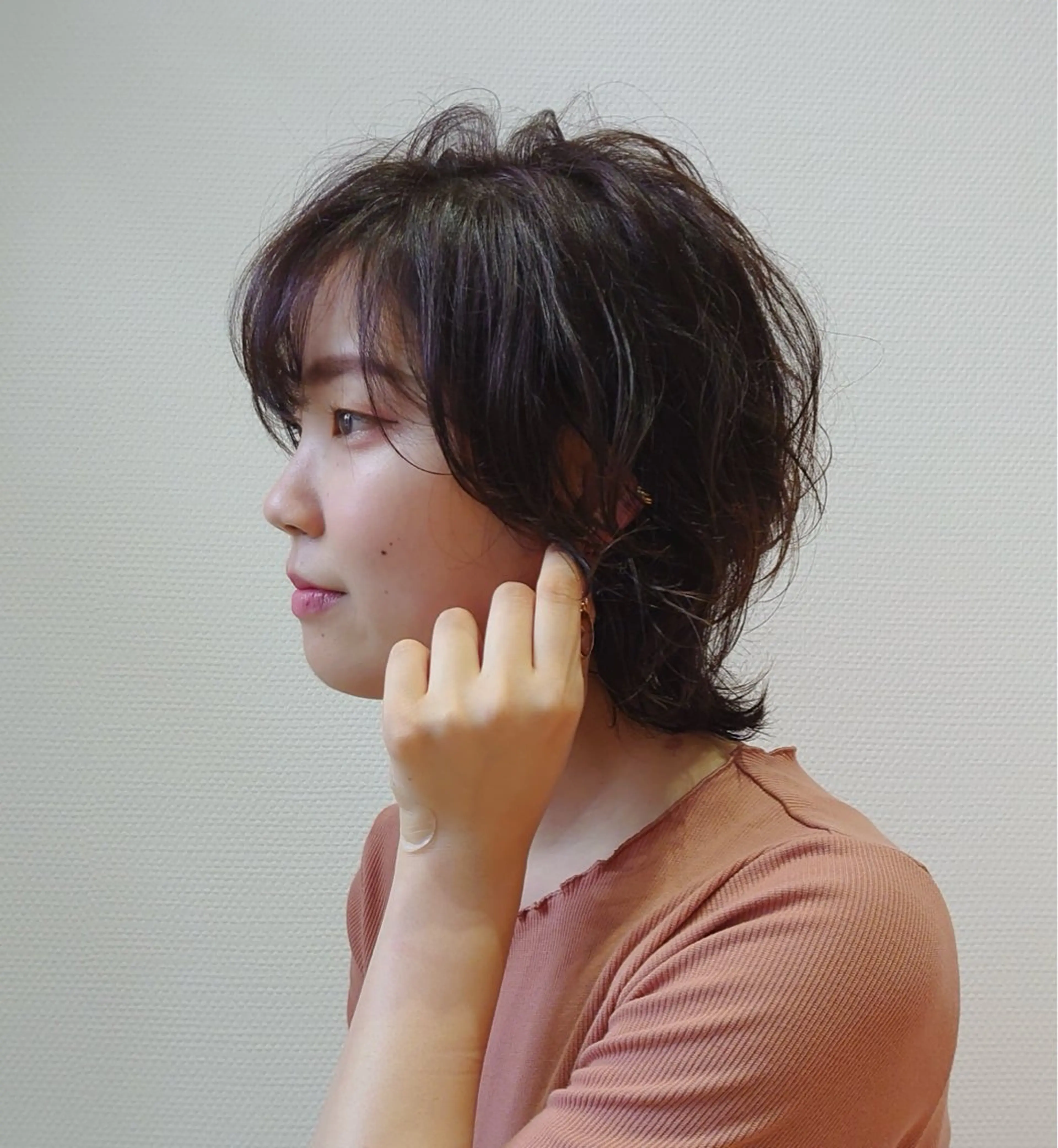 ミディアム パーマ カット パーマ YUIMARL 倉敷店🌸SAEのヘアスタイル