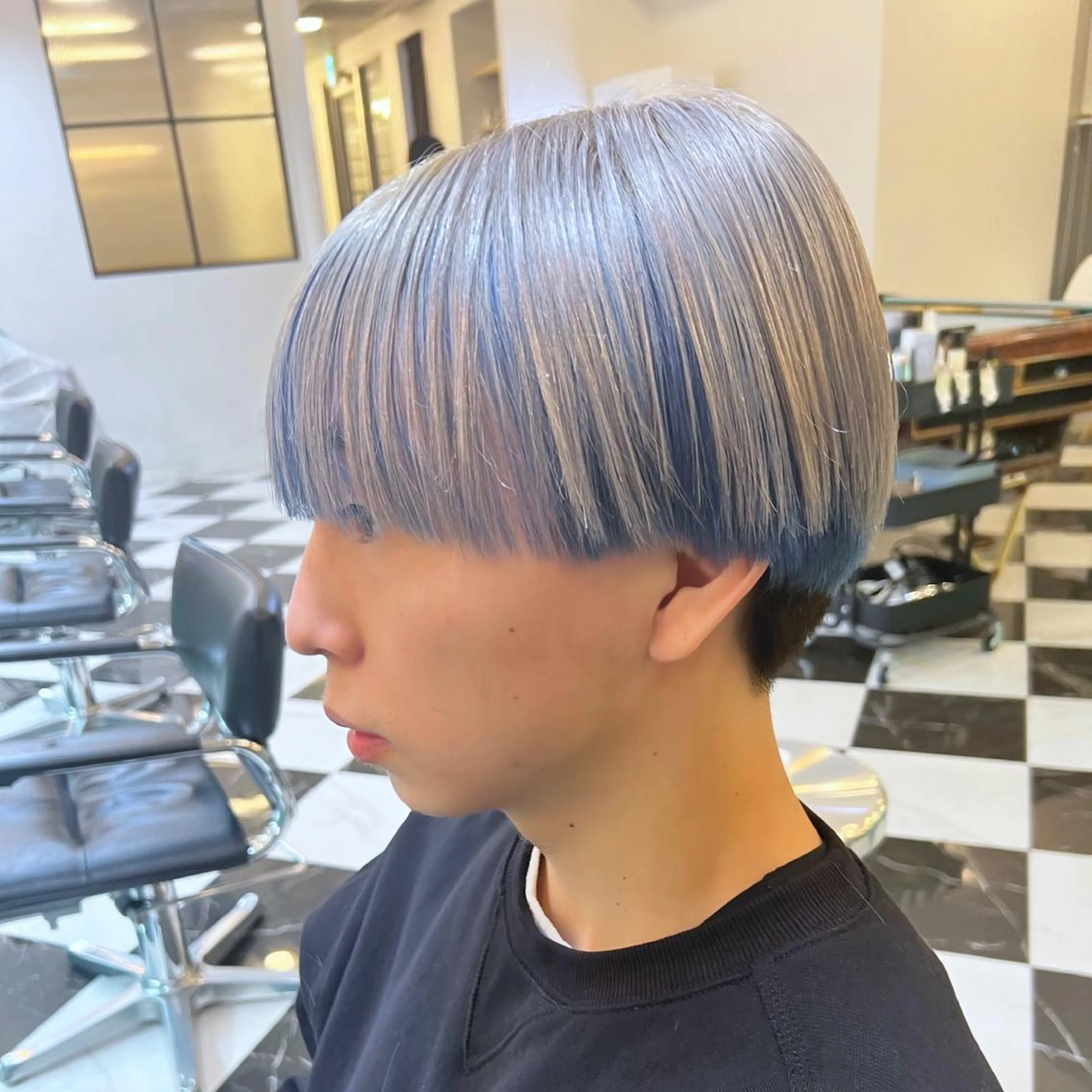 ショート ヘアカラー トリートメント ☕️ベージュカラー 内藤光哉☕️のヘアスタイル