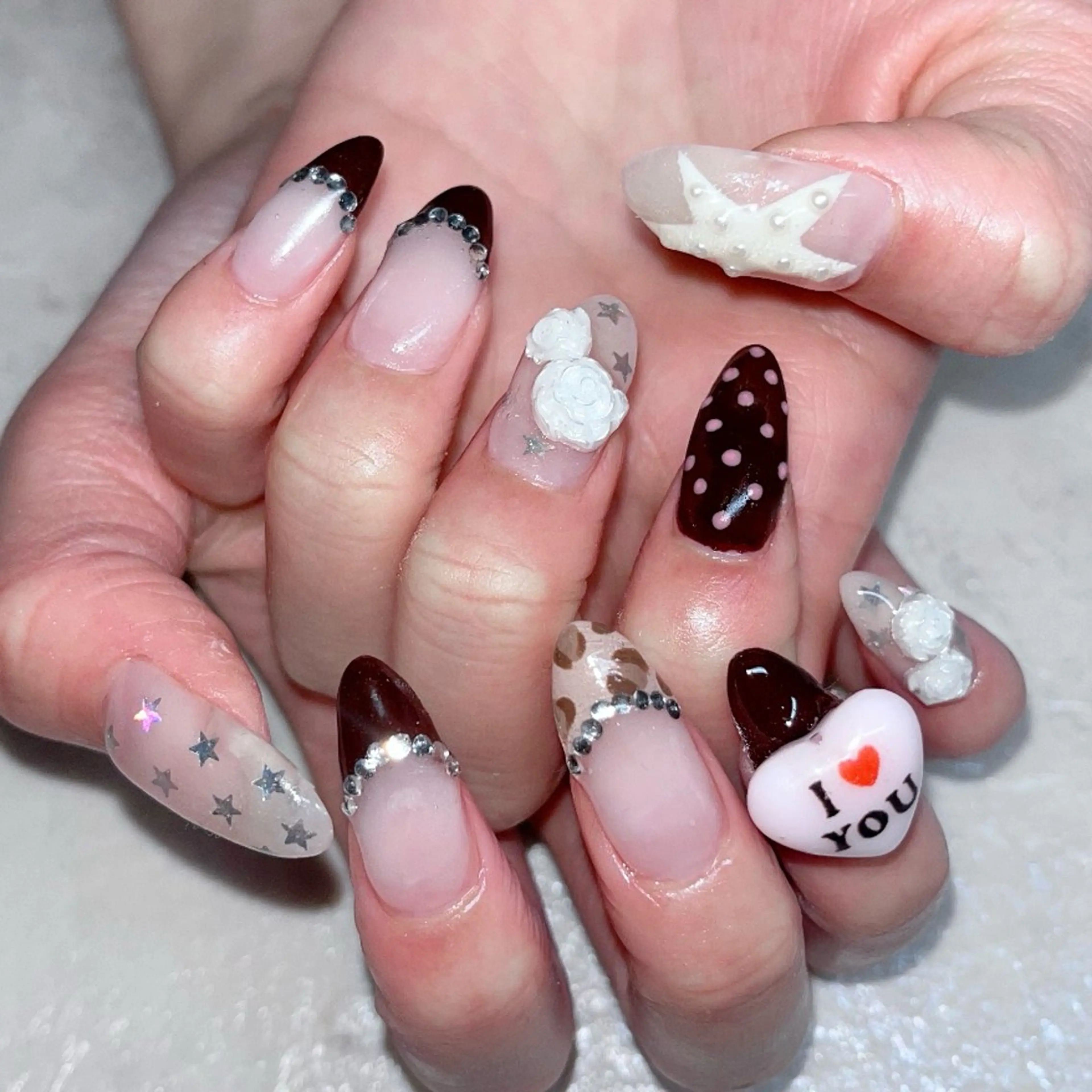 ネイル ハンドネイル mimi 高石桃朱のネイルデザイン