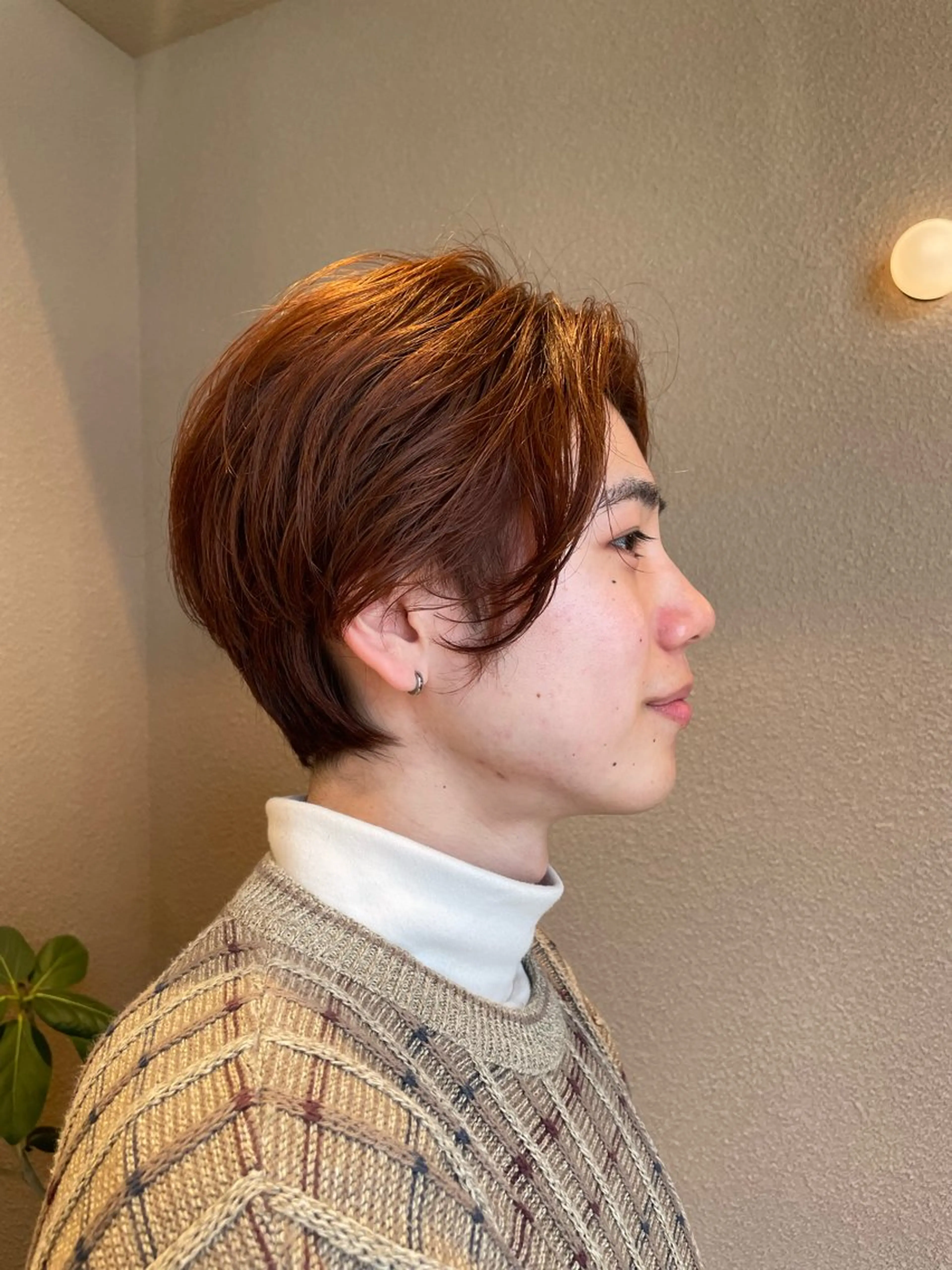 カラー メンズ センターパート 大人ショート/鎌倉/ カット/edA.菫のヘアスタイル