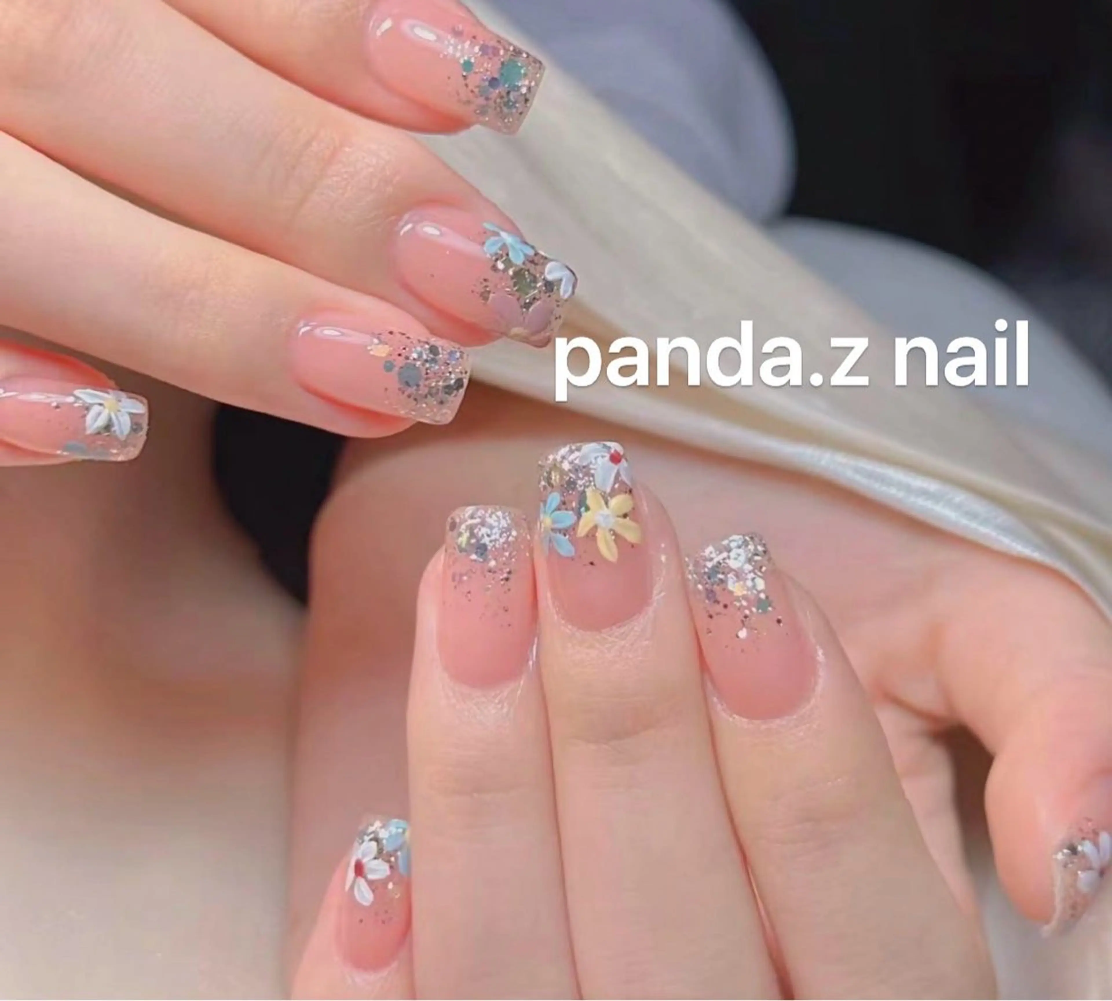 ネイル ラメ(グリッター) ハンドネイル Panda.z🐼 ネイルサロンのネイルデザイン