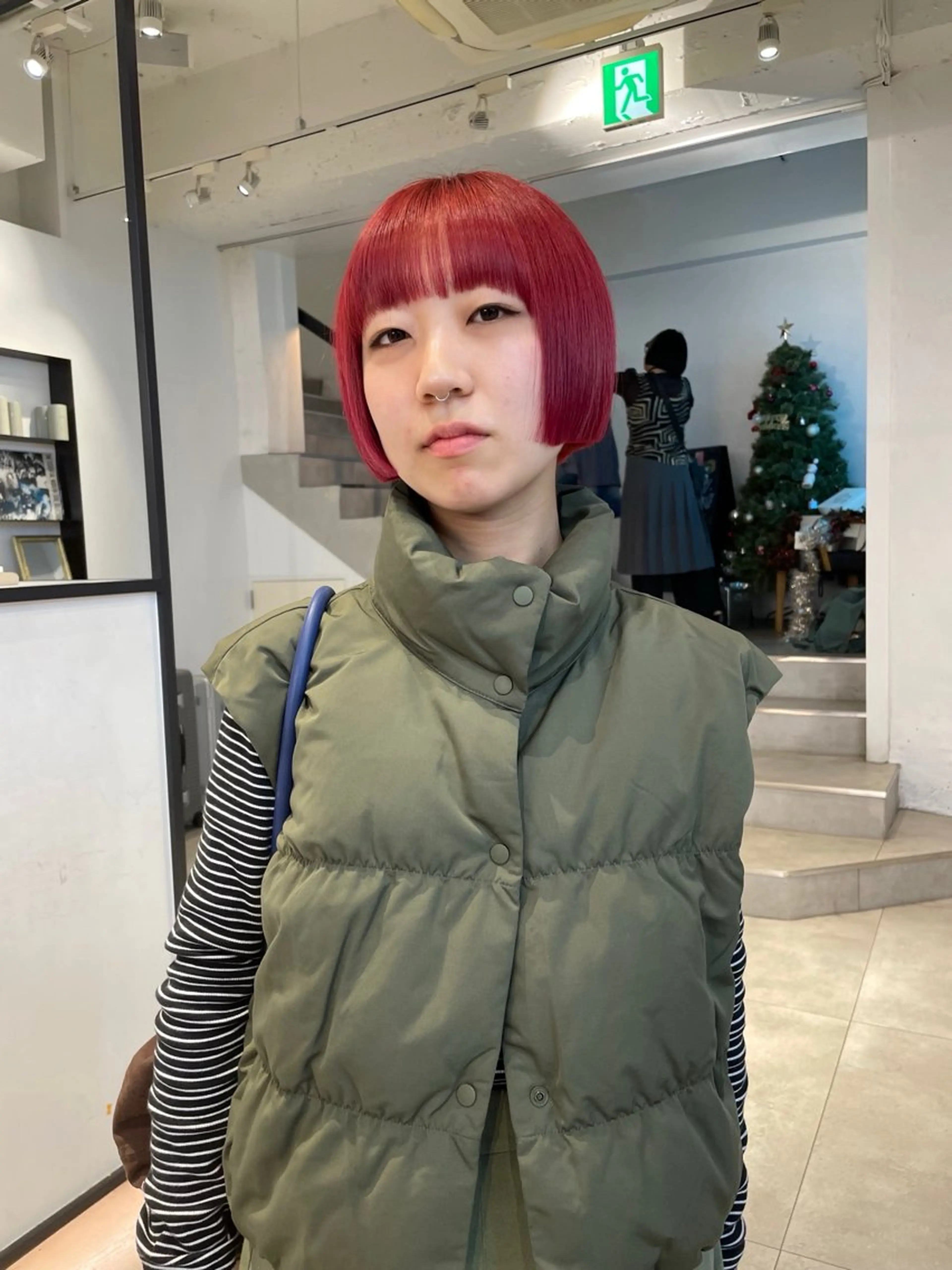 カラー ヘアカラー 🎀ボブ+ハイトーン シュカ👶🏻のヘアスタイル