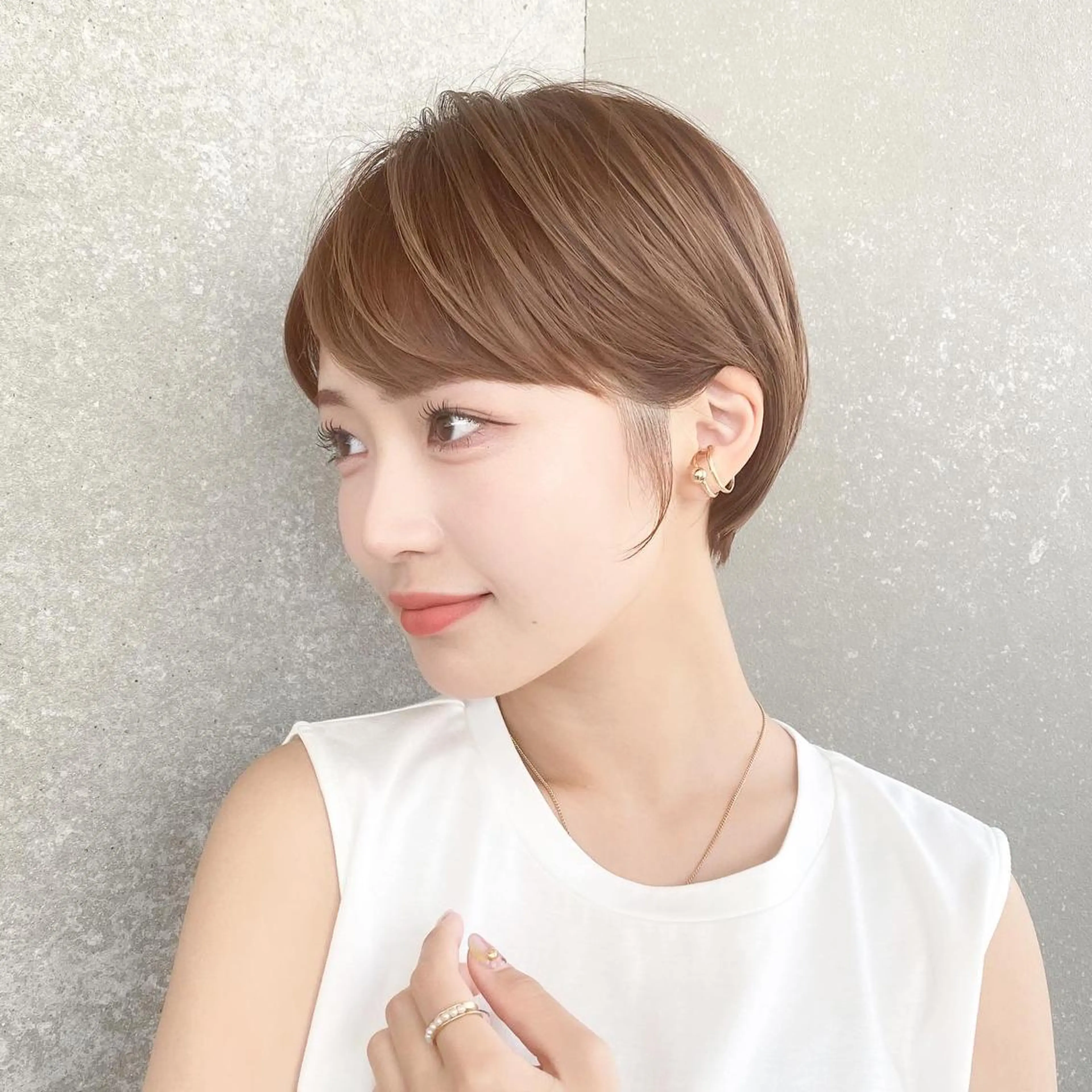 【人気No.2🔥】カット+N.ケアカラー+スチームトリートメント✨ブリーチなし高発色✨ダメージレスケアカラー💖暖色✨の写真