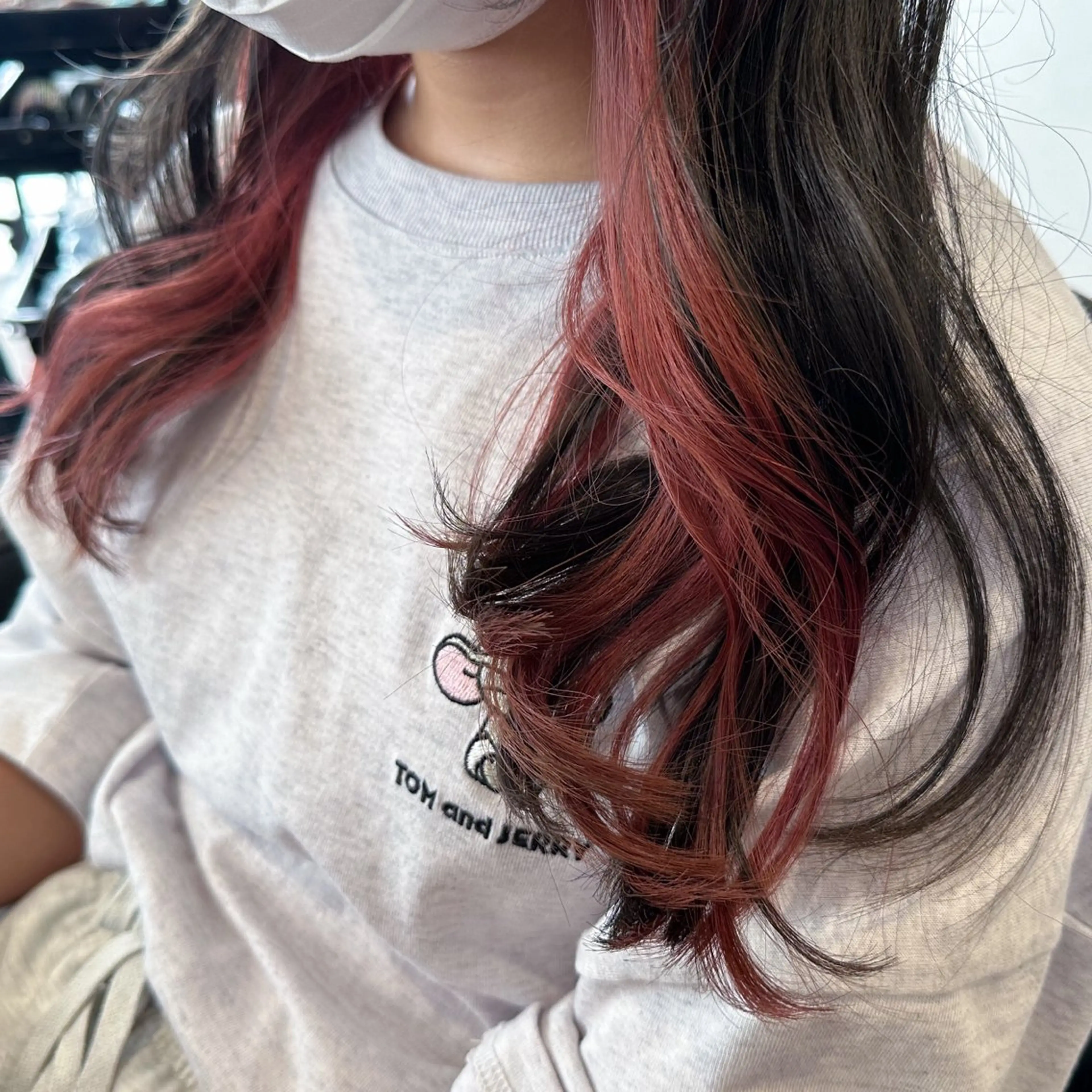 セミロング カラー ピンクカラー affect 上大岡所属・《髪質改善・縮毛矯正 /ブリーチ》坂本爽のヘアスタイル