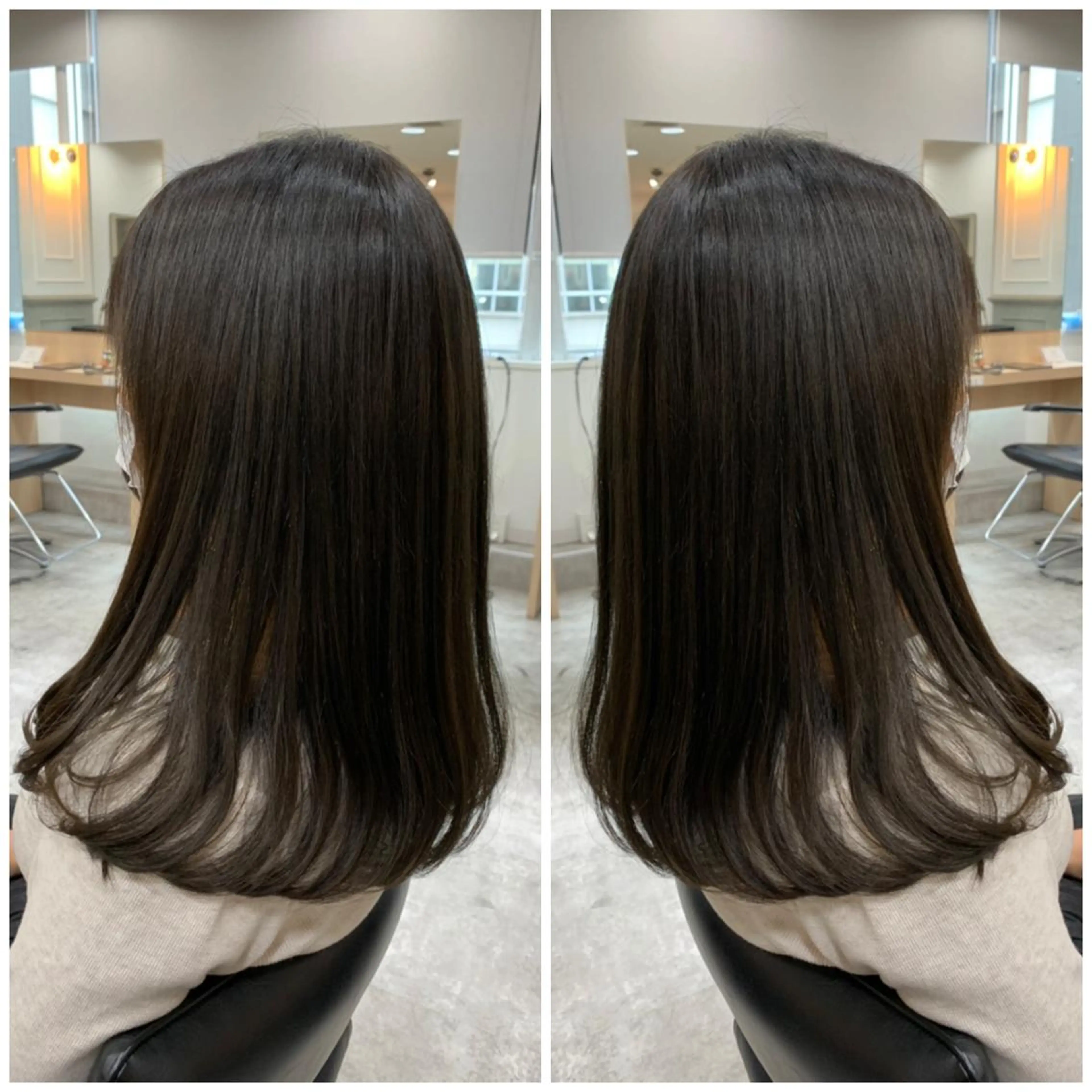 【伸ばしかけにもオススメ✨】超音波トリートメントTOKIOシャンプーブロー【毛髪補修率140%‼️】の写真