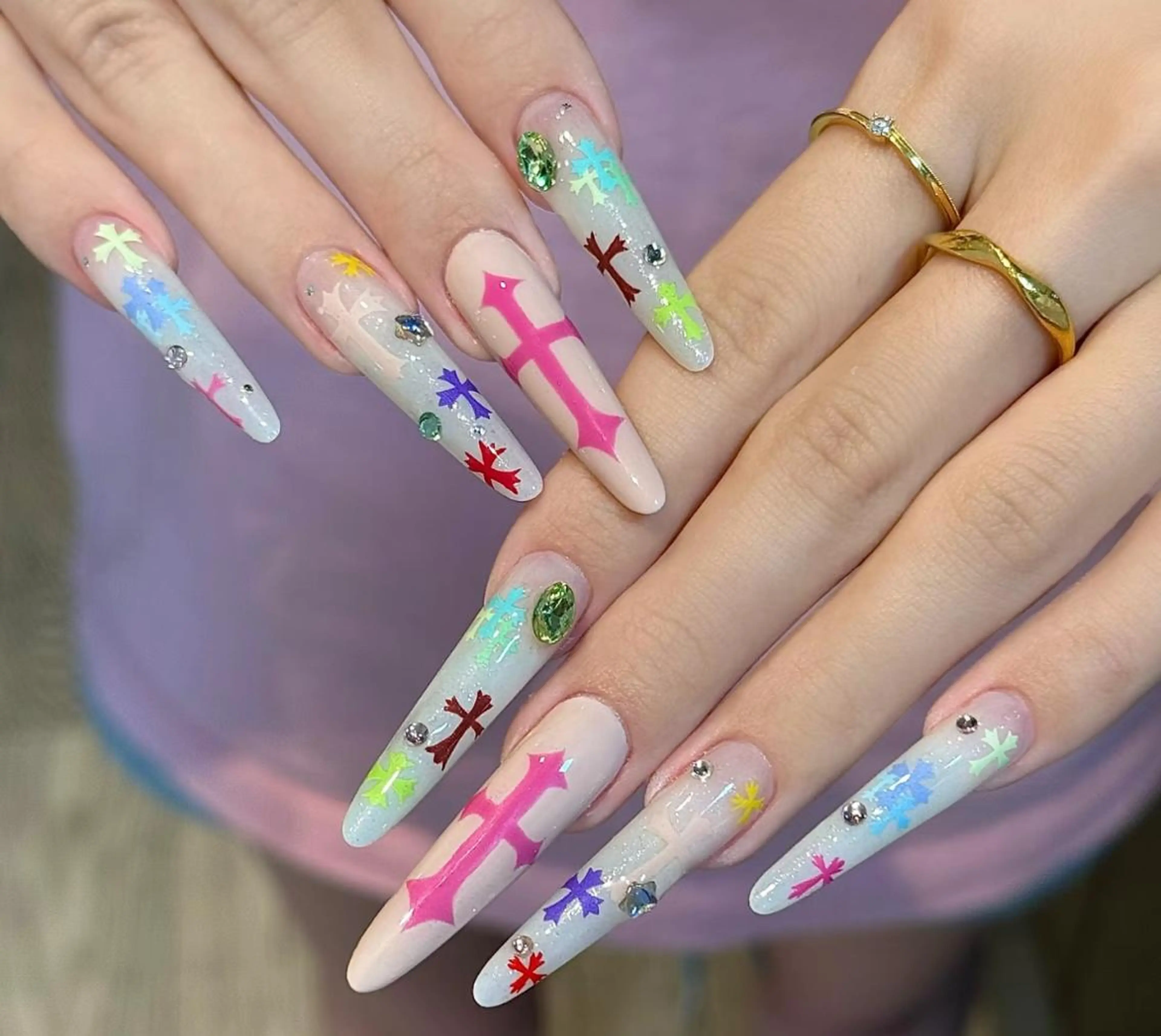 ネイル ハンドネイル By moonネイル 🌷ワンホン/韓国風のネイルデザイン