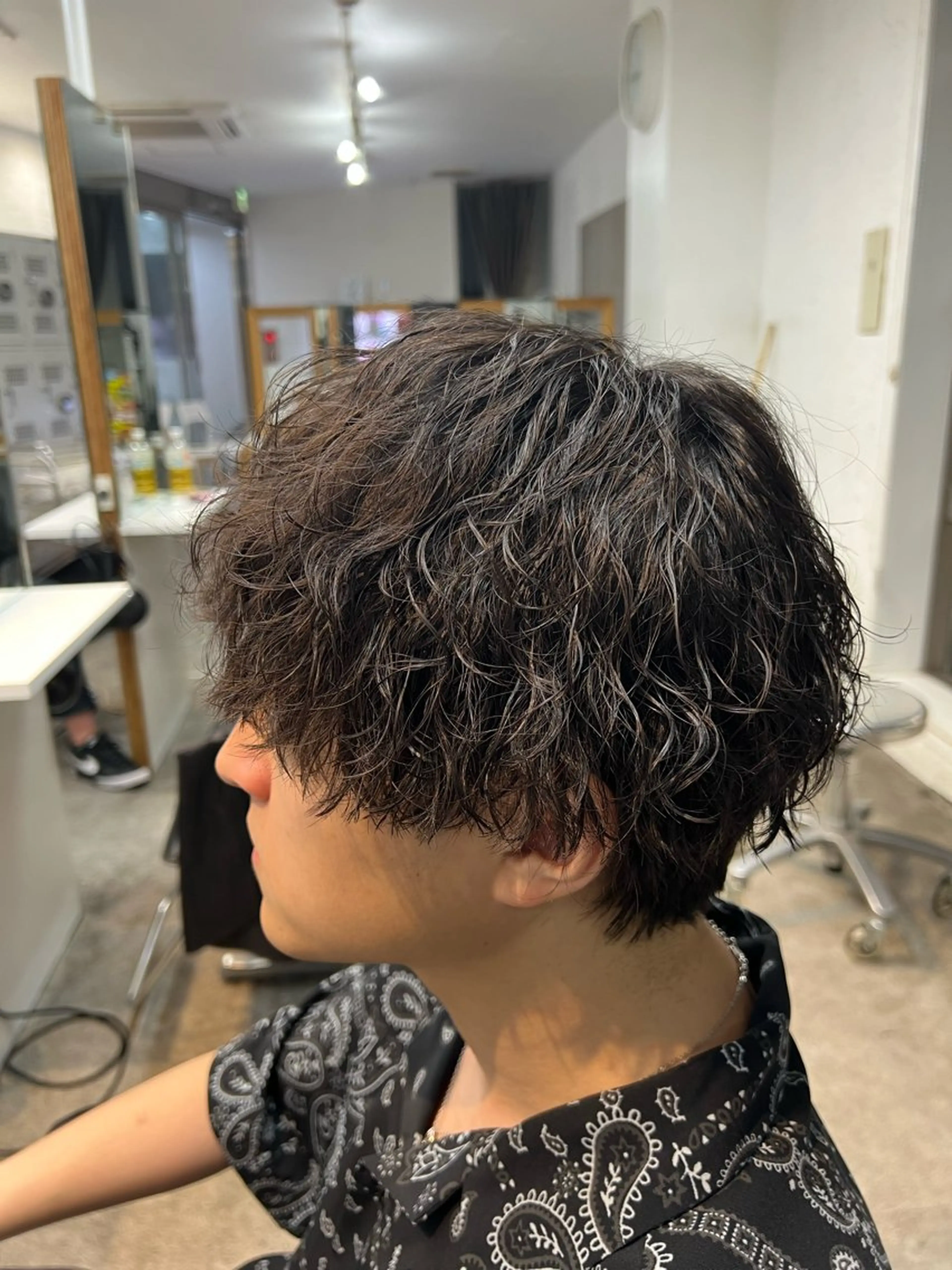 パーマ メンズ メンズパーマ ツイストスパイラルパーマ スパイラルパーマ パーマ 原宿 フェザーパーマ fifth イノウエのヘアスタイル