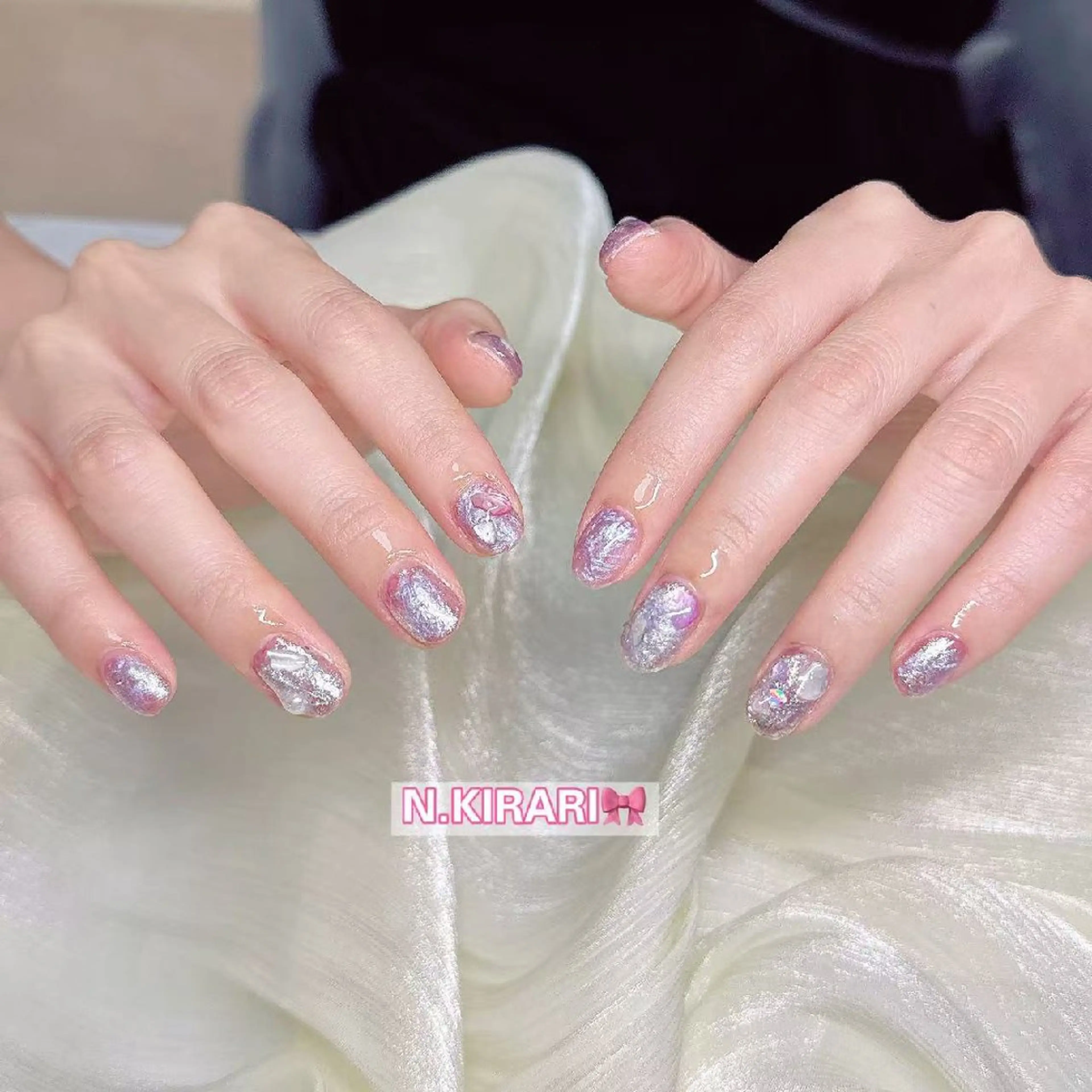 ネイル ハンドネイル ハンドケア 🎀 ユズ 🎀のネイルデザイン