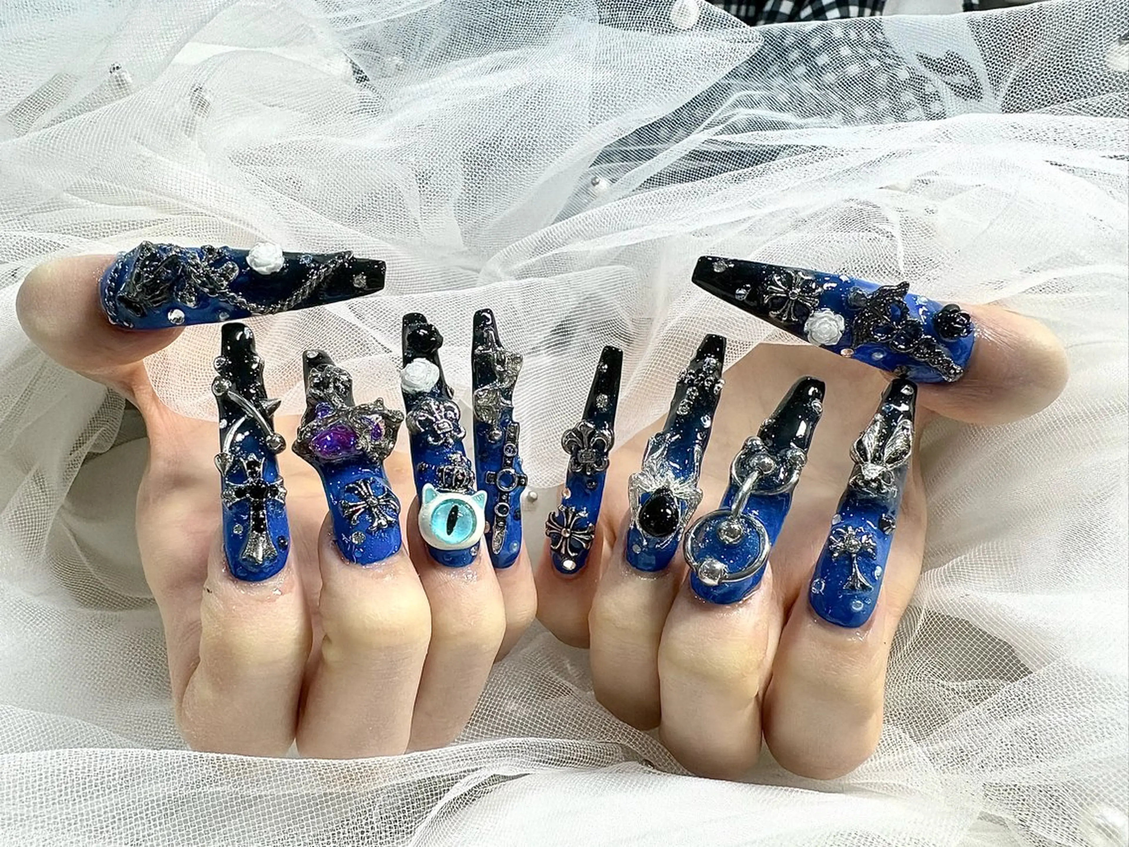 ネイル ハンドネイル Kuromi Yurika🎀のネイルデザイン