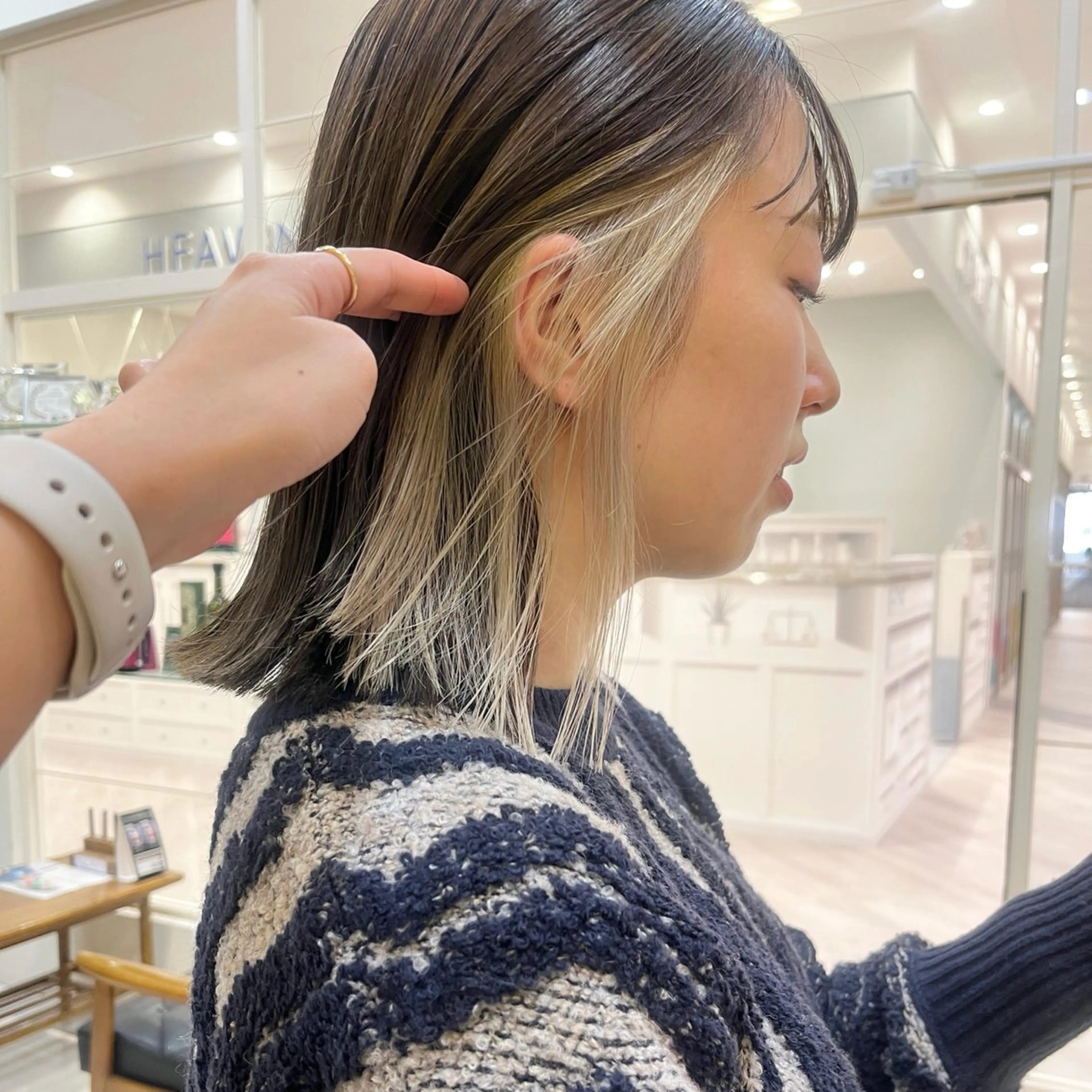 ミディアム カラー ヘアカラー アカネ/暖色カラー /ボブ🪐🧡のヘアスタイル