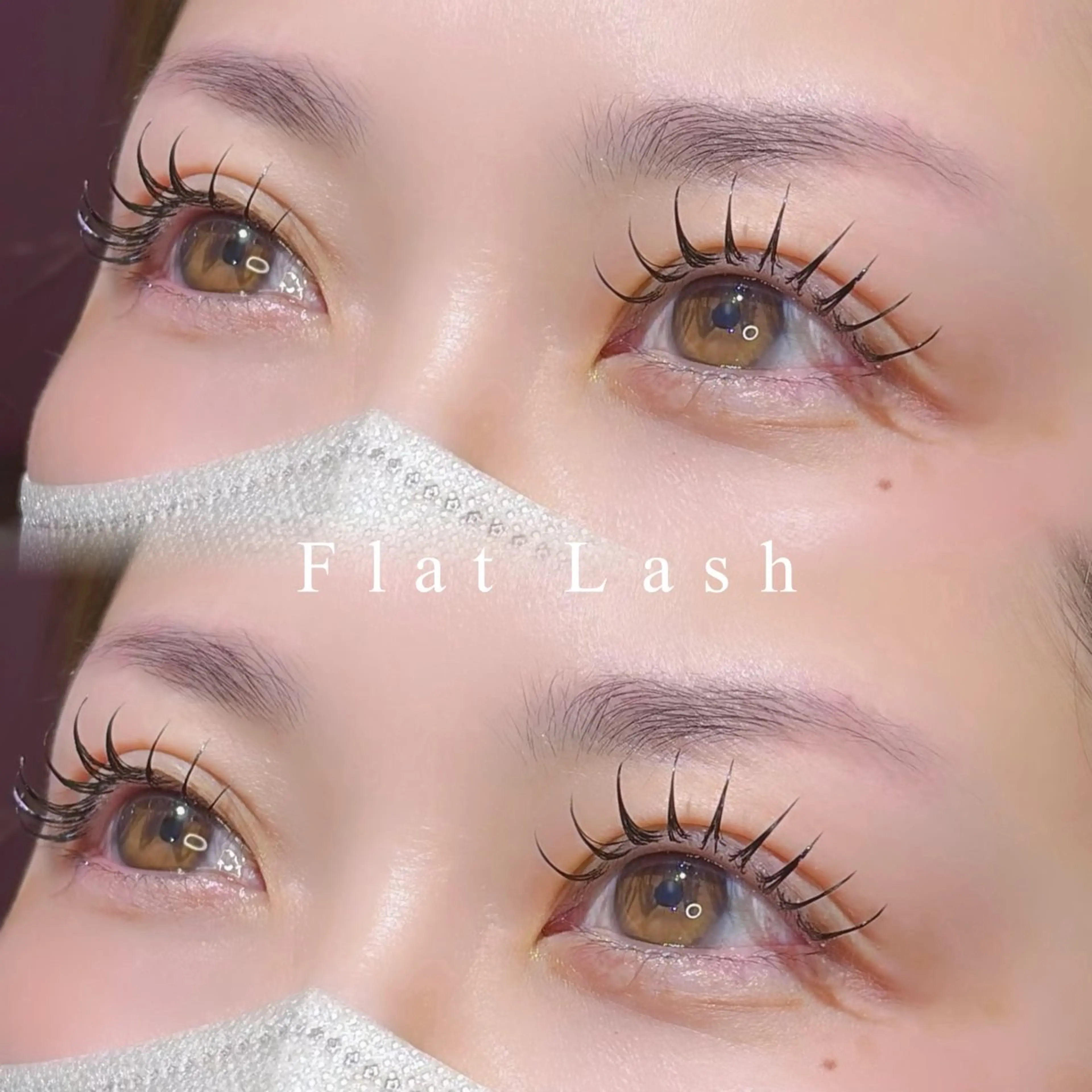 🌟マツエクフラットラッシュ80本🌟新規限定コーティング・オフ込み✨ 土日祝＋550円の写真