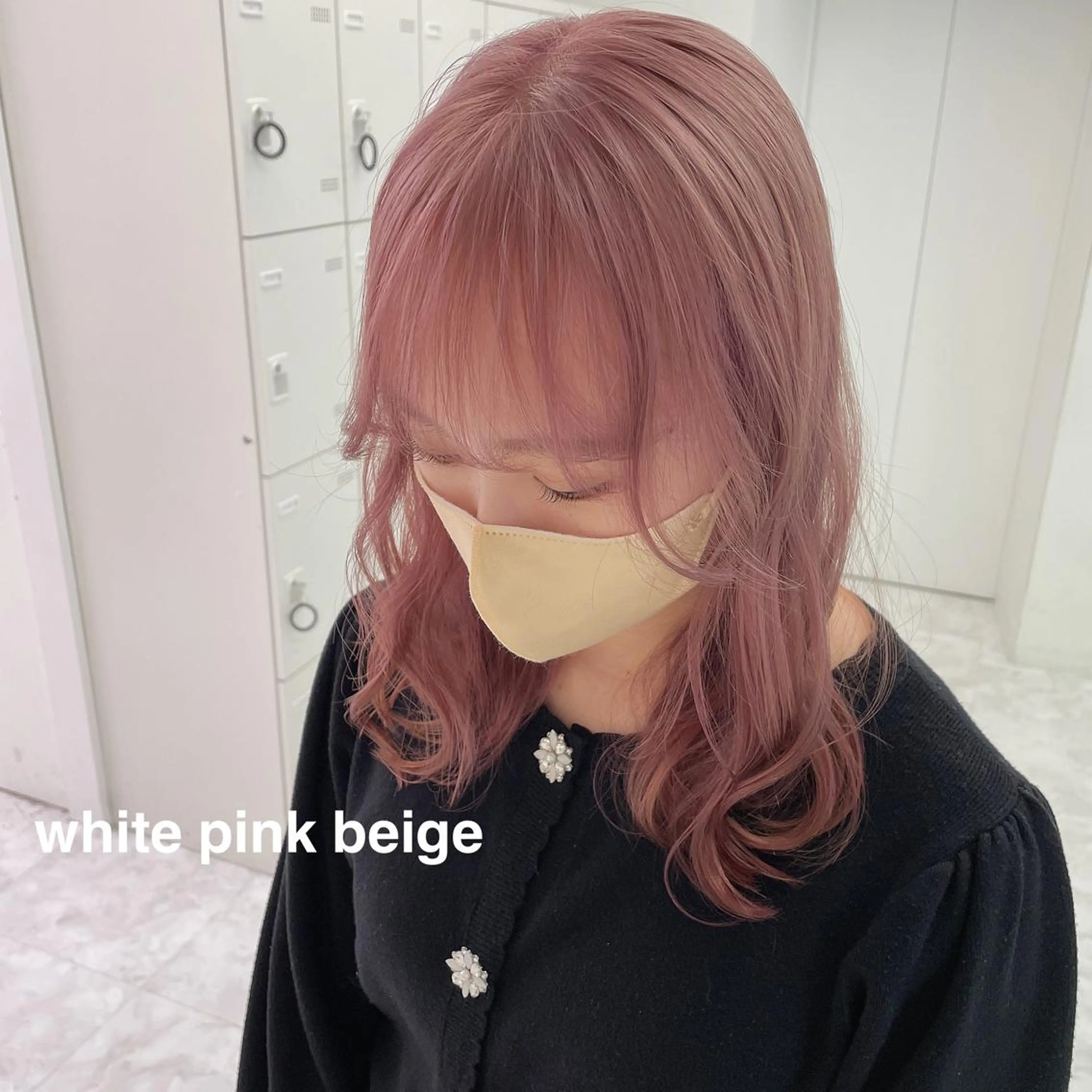 ミディアム カラー ヘアカラー 💗🤍透明感カラー 🤍💗kanonのヘアスタイル