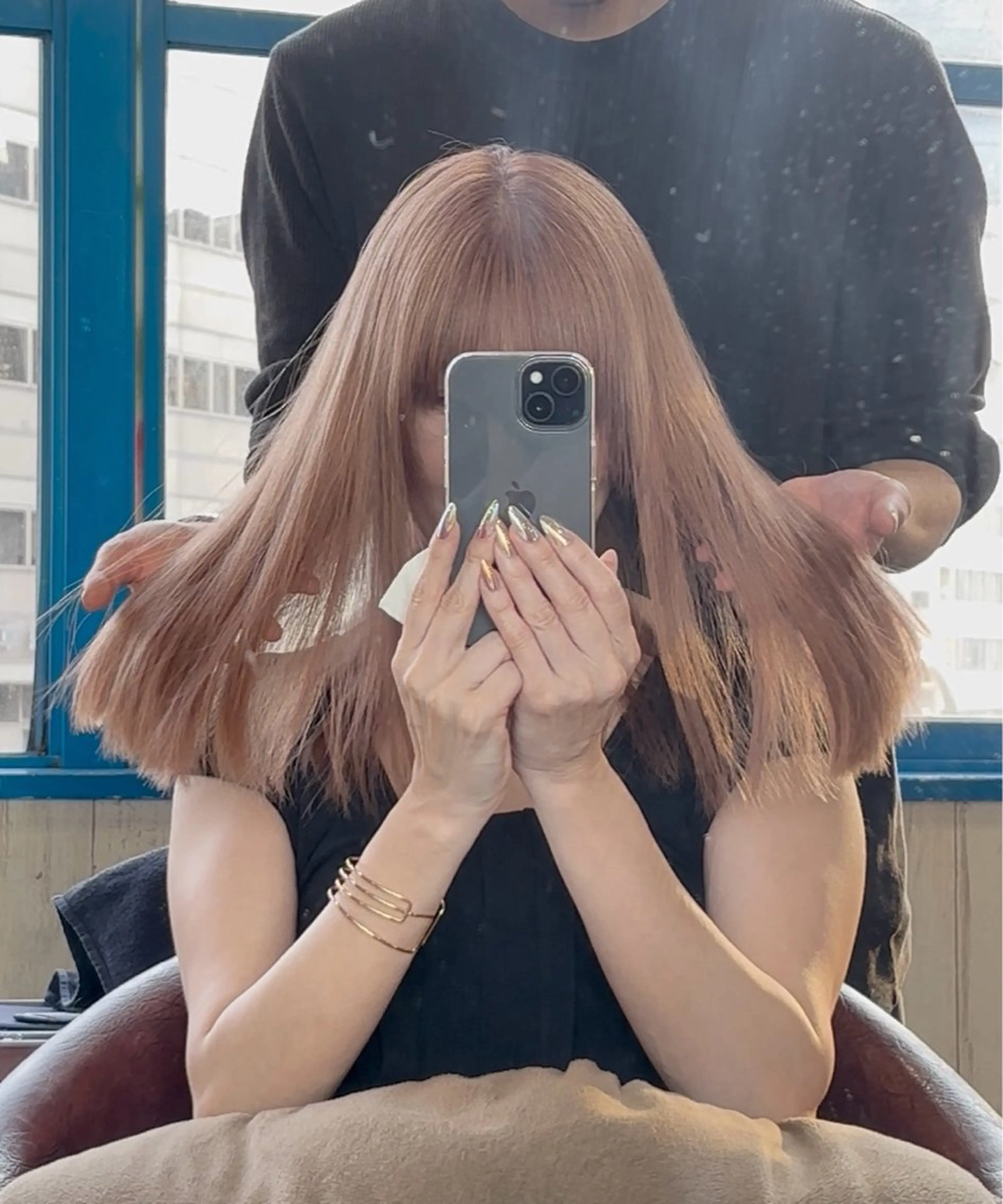 🌟ミニモ限定🌟カット➕フルカラー➕3ステップトリートメント《oggi ottoが無料の回数券付き🩵》の写真