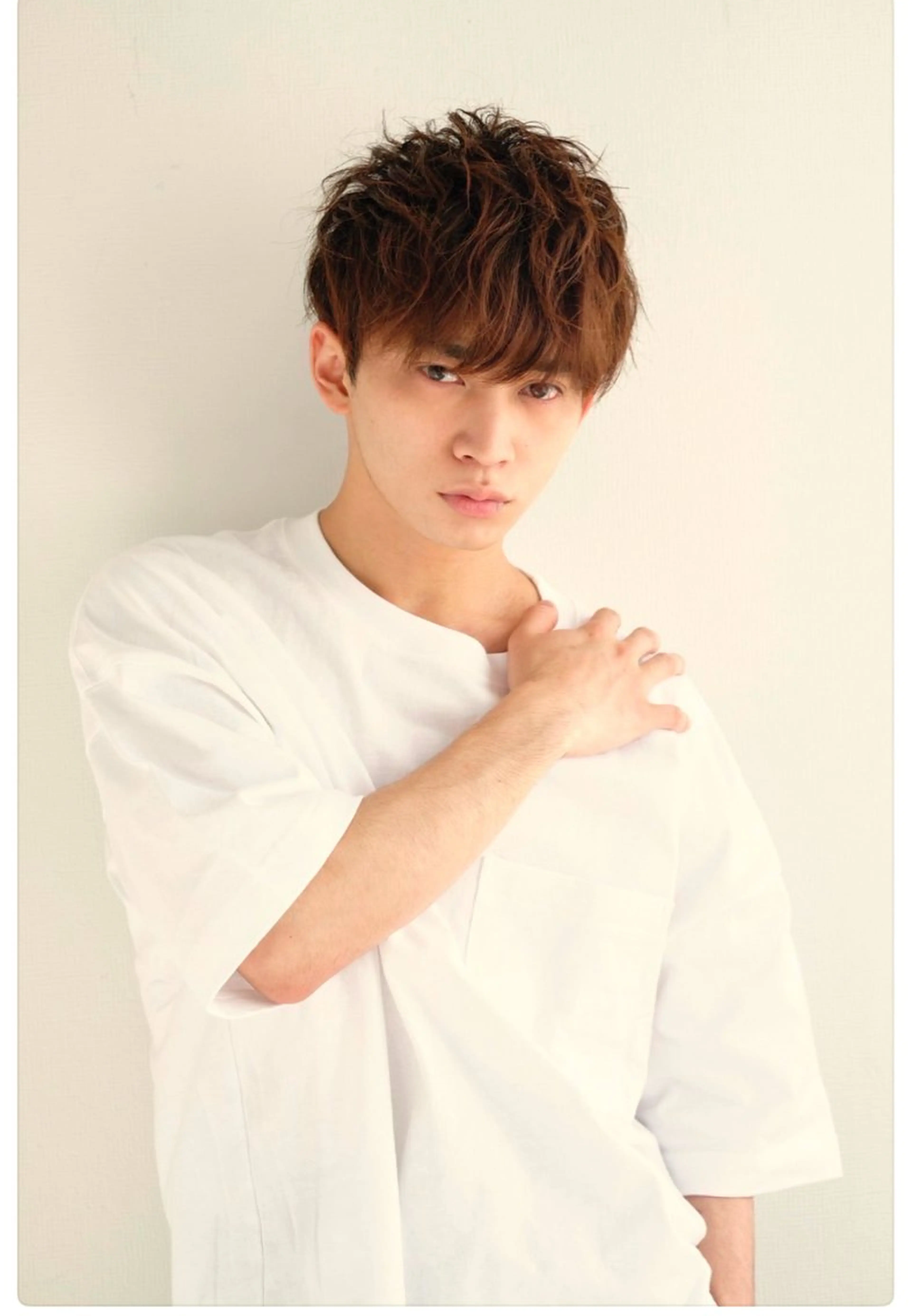 メンズカット + パーマ +カラーの写真