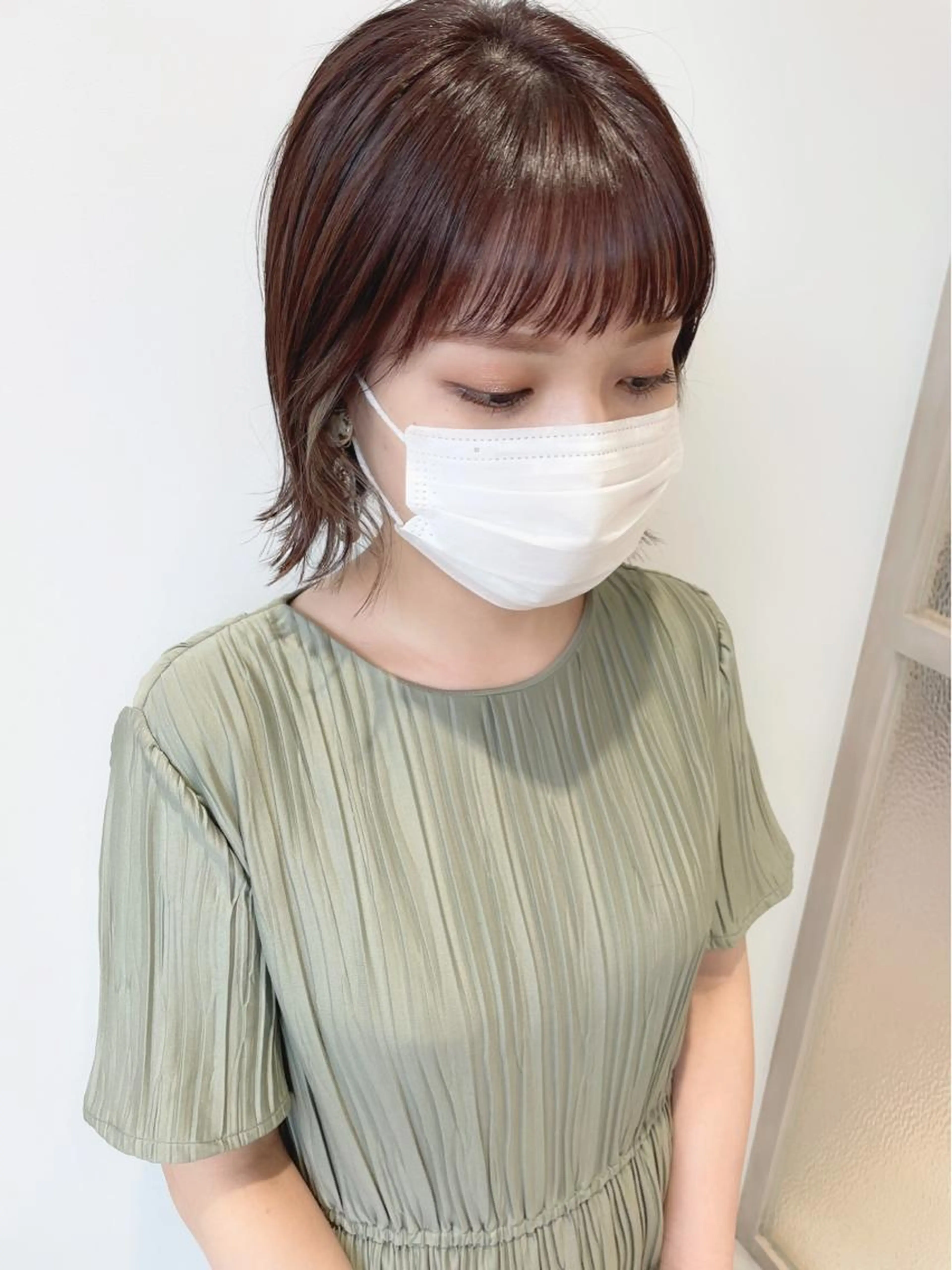 【✨ミニモ限定メニュー✨】前髪カット+イルミナorアディクシーカラー+3stepトリートメントの写真