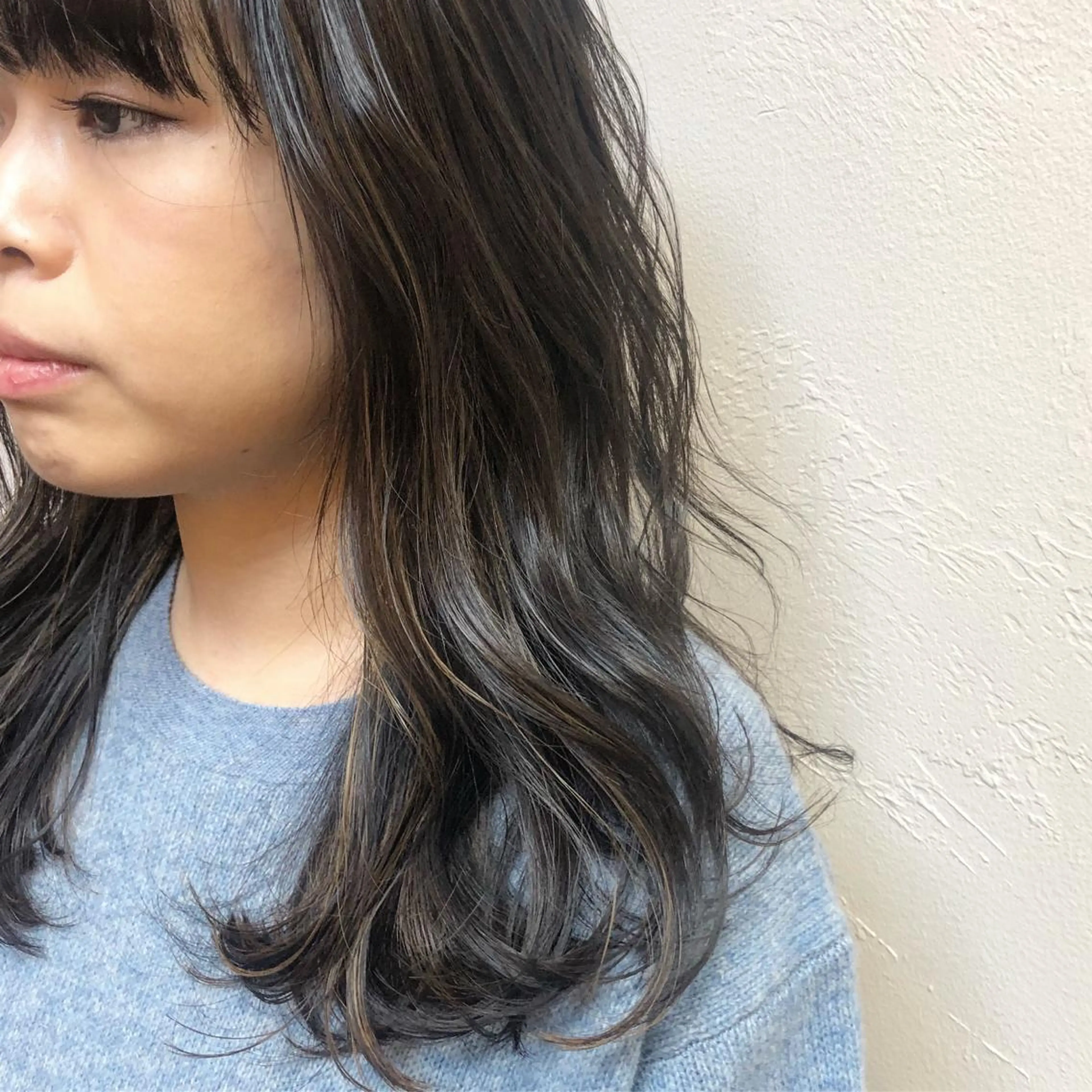 ミディアム カラー アッシュ ネイビーカラー luve heart's And Be  minamisemba所属・脇坂 佳世の眉毛・アイブロウイメージ