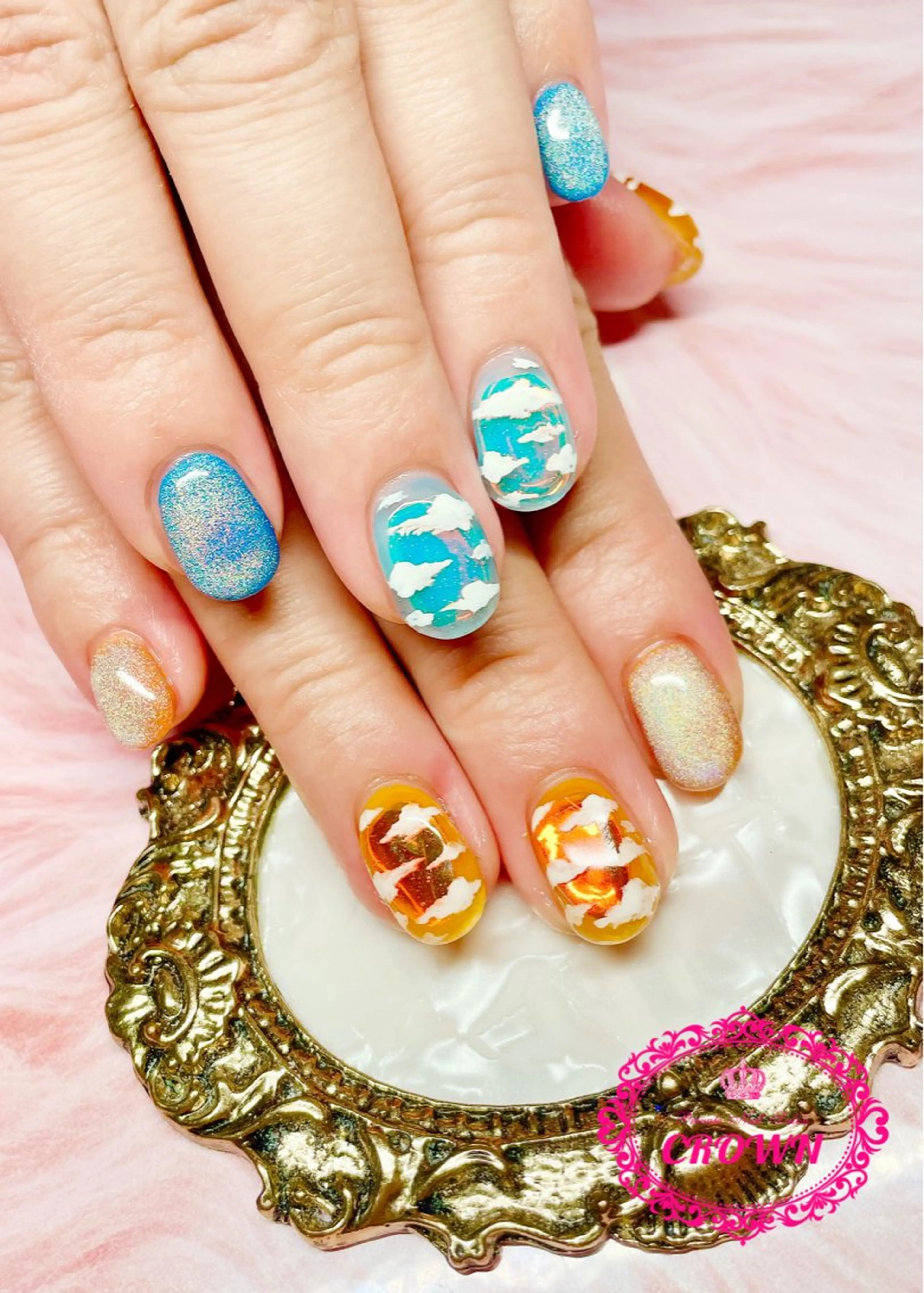 ネイル ハンドネイル CROWN プライベートサロンのネイルデザイン