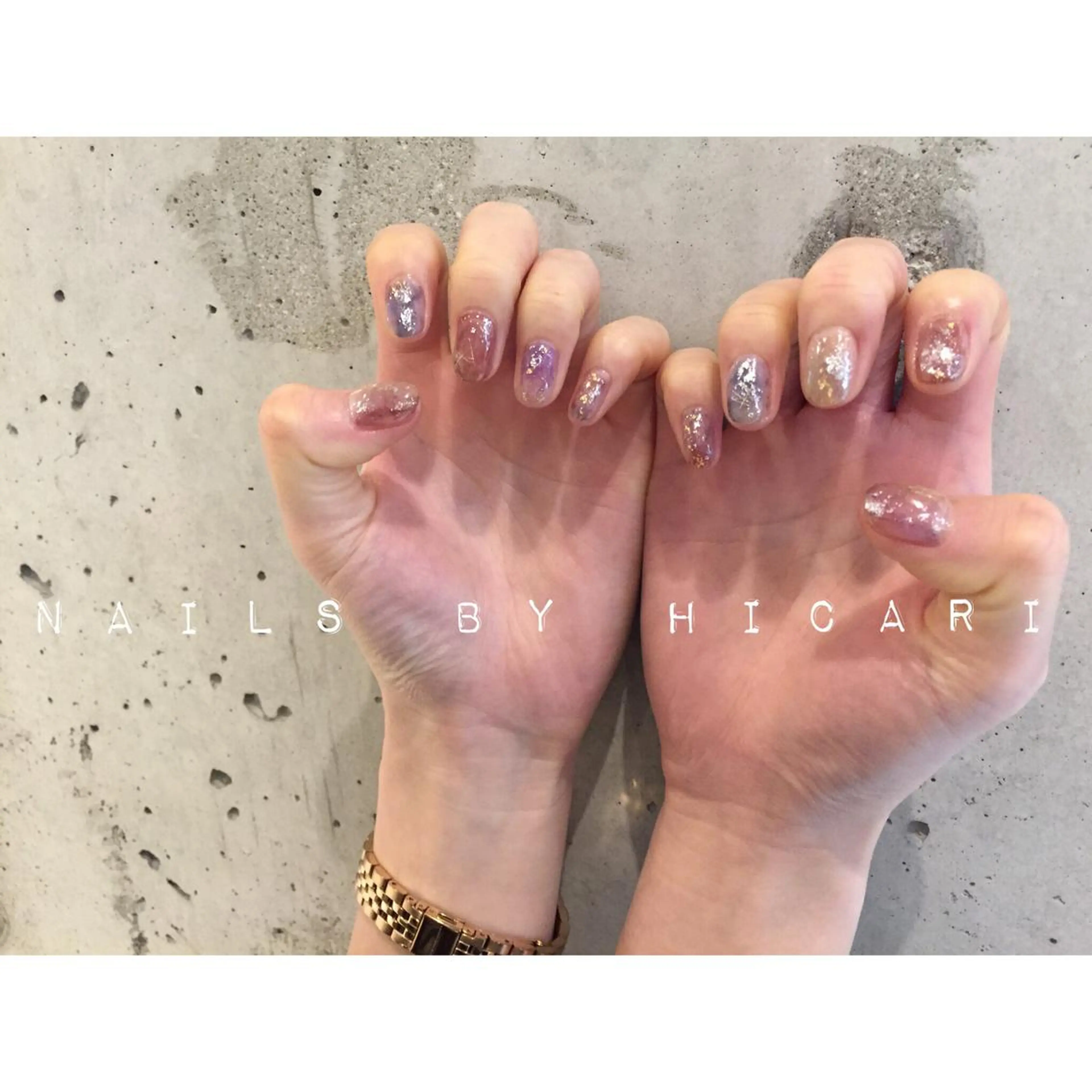 カラー ネイル マツエク・マツパ illum hicariのネイルデザイン