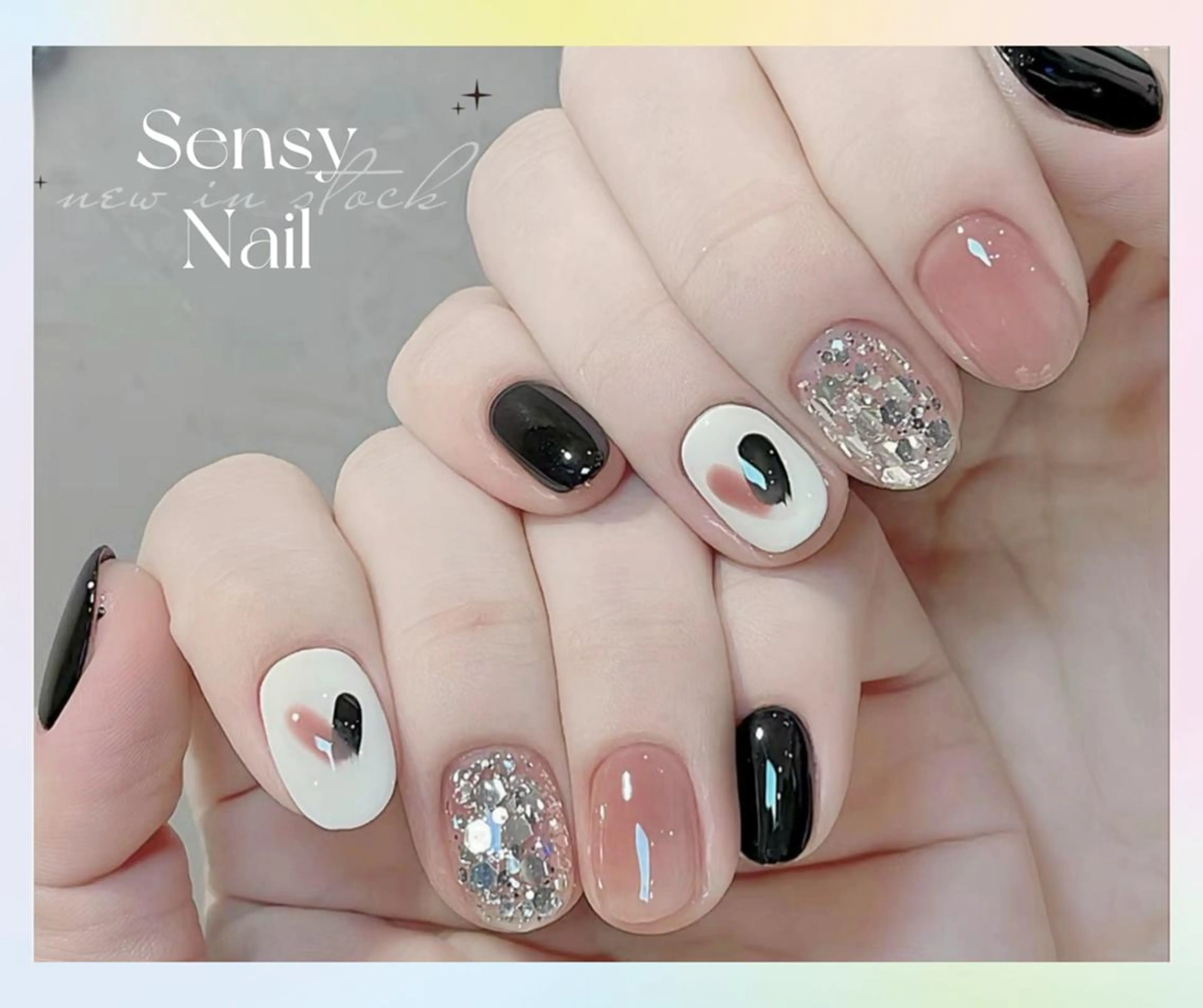 ネイル アートネイル ジェルネイル ラメ(グリッター) マグネットネイル ワンカラーネイル ハンドネイル ハンドケア Sensy ネイル専門店のネイルデザイン