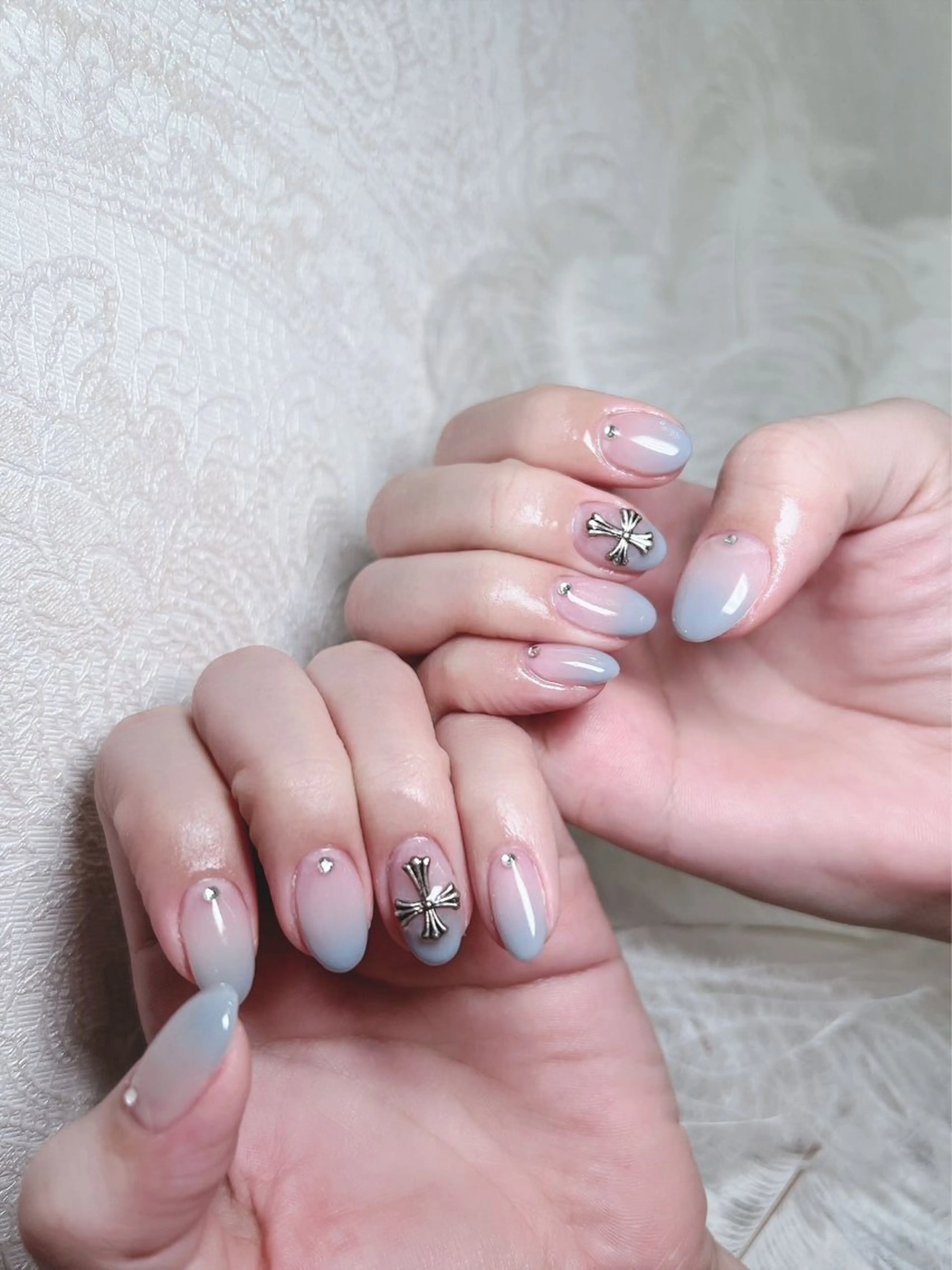 🦋自爪 写真持ち込みデザインの写真