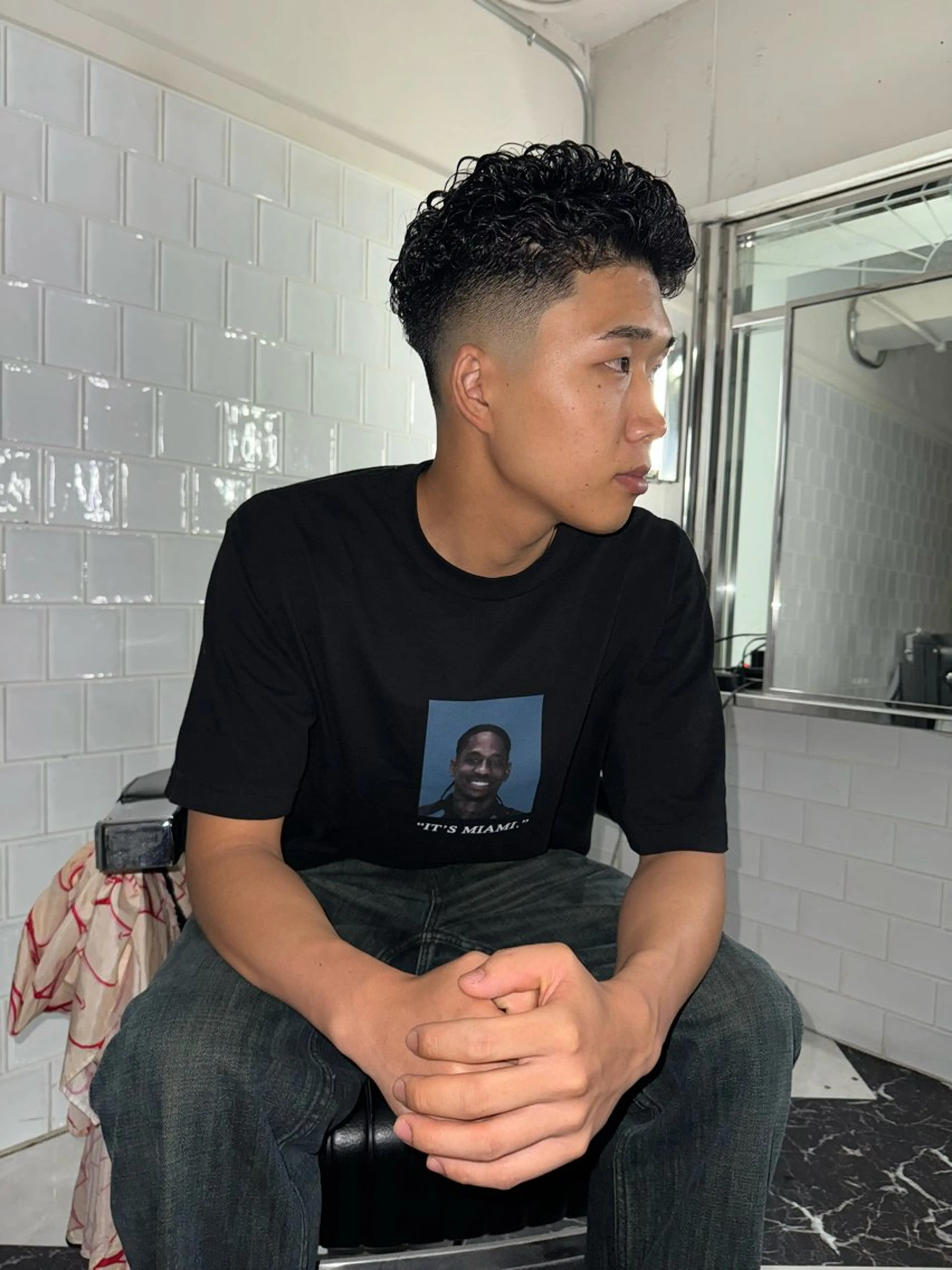 ショート カット Mericanbarbershop fuk所属・山田 勝士のヘアスタイル