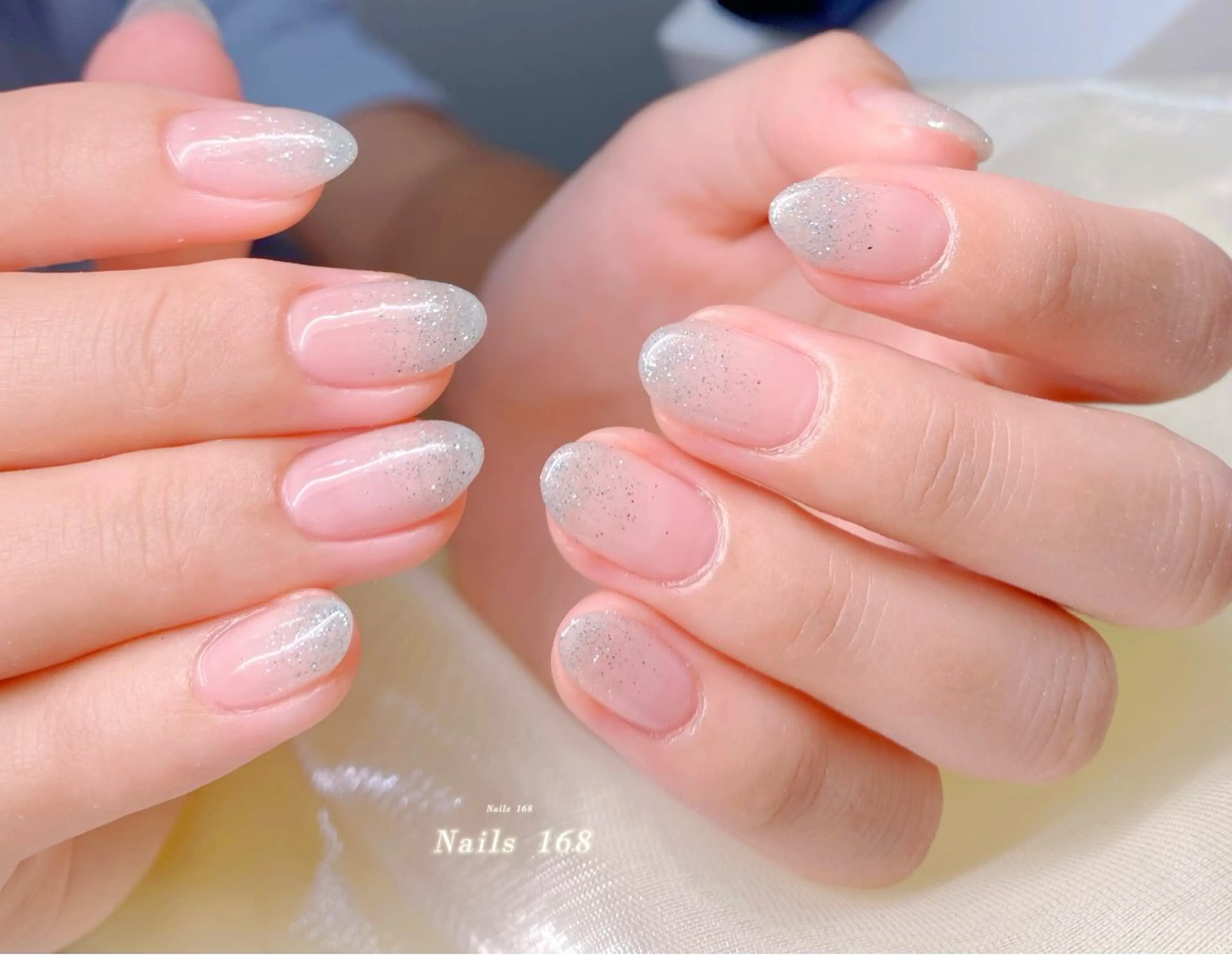 ネイル オーロラネイル チークネイル フレンチネイル 韓国ネイル マグネットネイル ハンドネイル ANA 168 池袋のネイルデザイン
