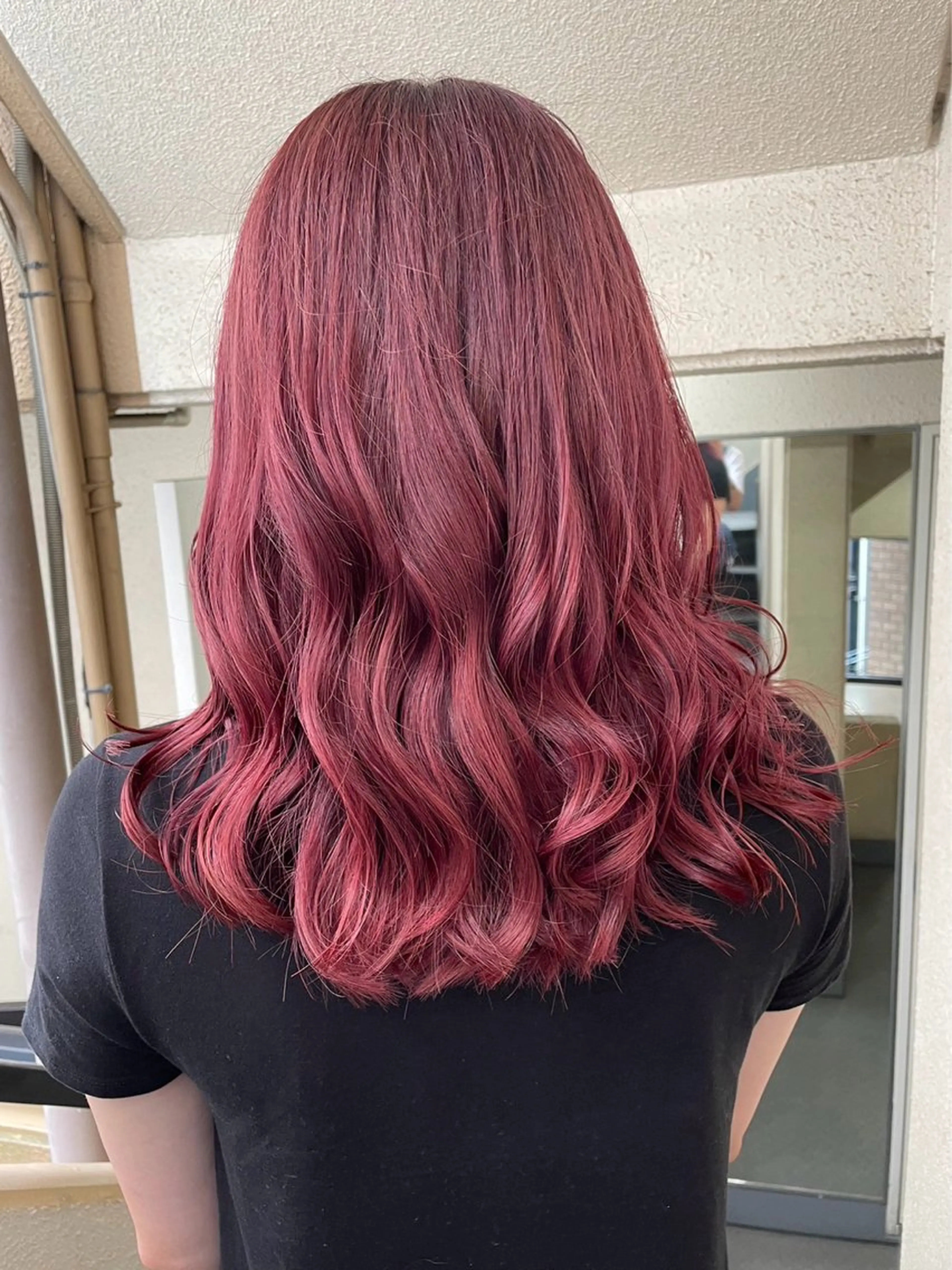 ロング カラー ブリーチカラーと、髪 質改善。HARUKAのヘアスタイル