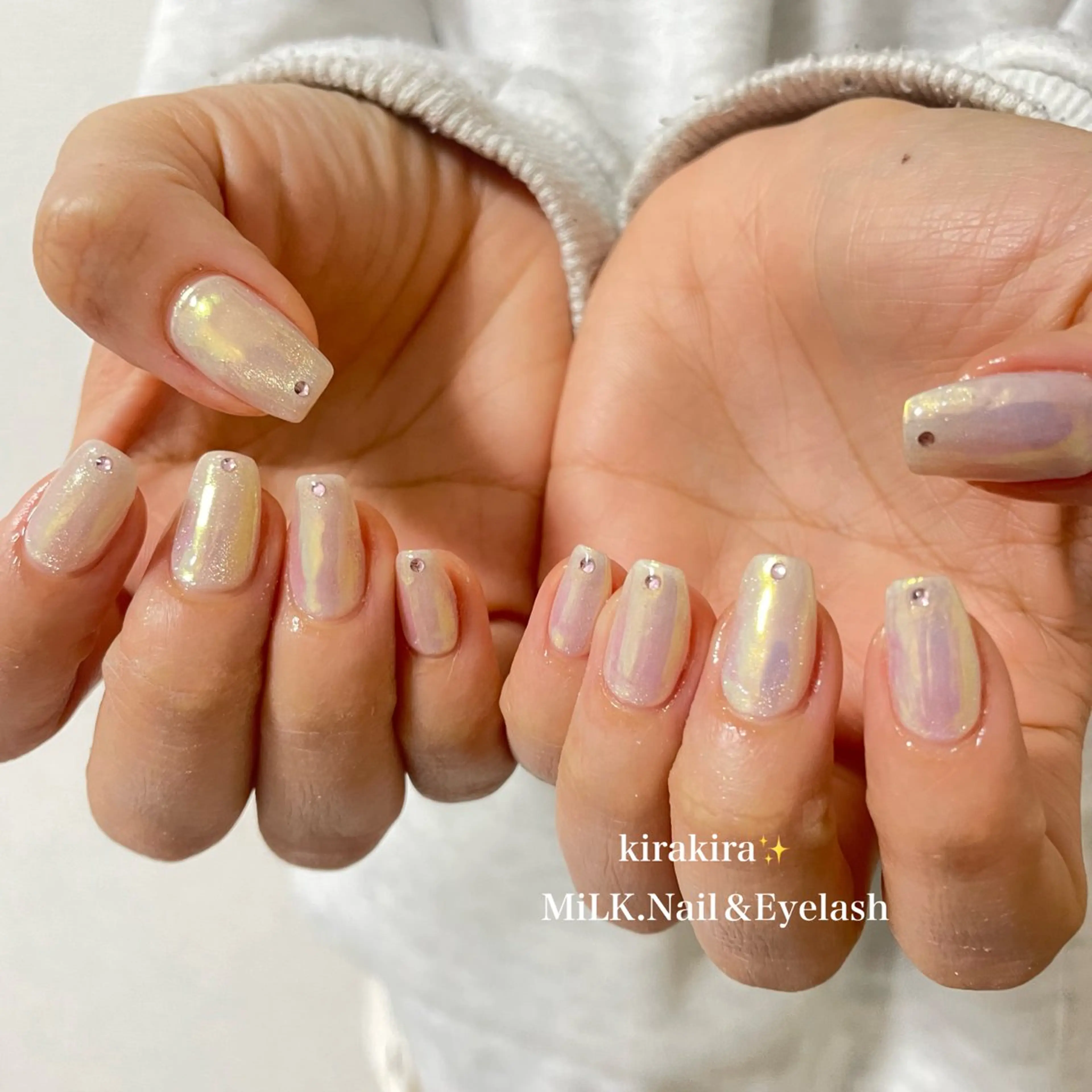 ネイル ハンドネイル MiLK. Nail&Eyelash所属・MiLK. wakaのマツエク・マツパデザイン