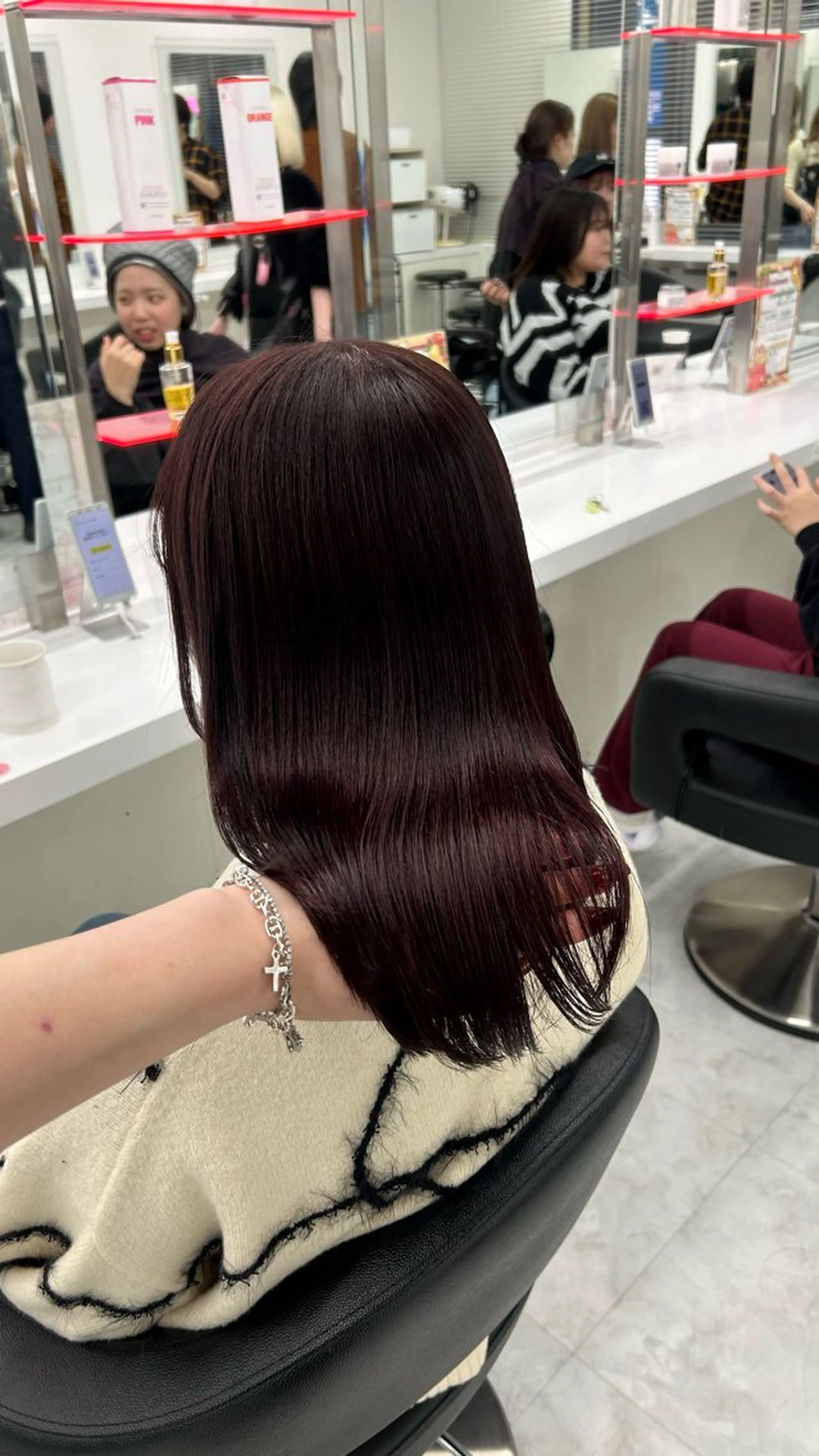 ロング カラー パーマ ヘアアレンジ メンズ キッズ カット ヘアカラー トリートメント 🩶盛れ✖️韓国ヘア 🩶Himari🎀のヘアスタイル