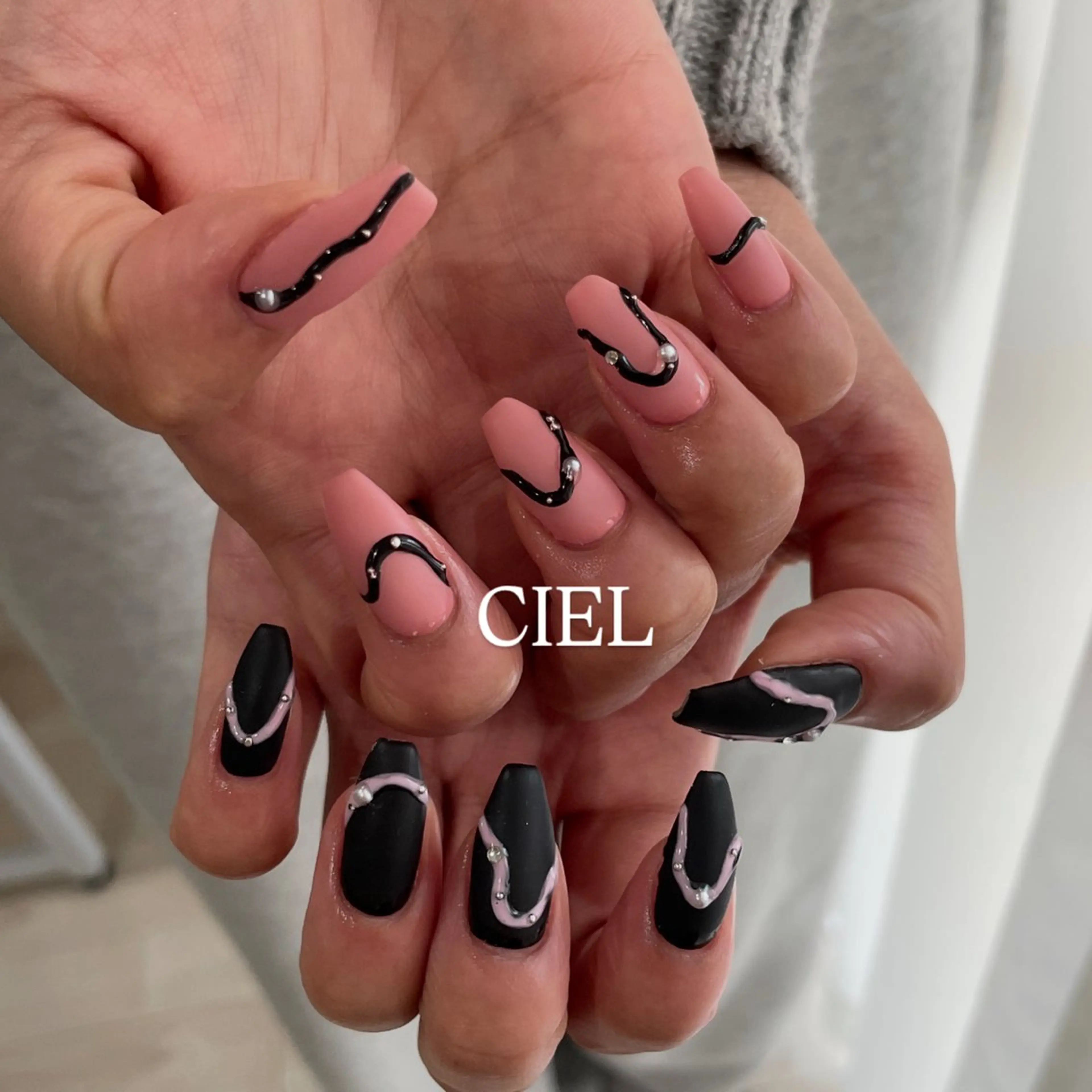 ネイル ピンク nail salon CIELのネイルデザイン