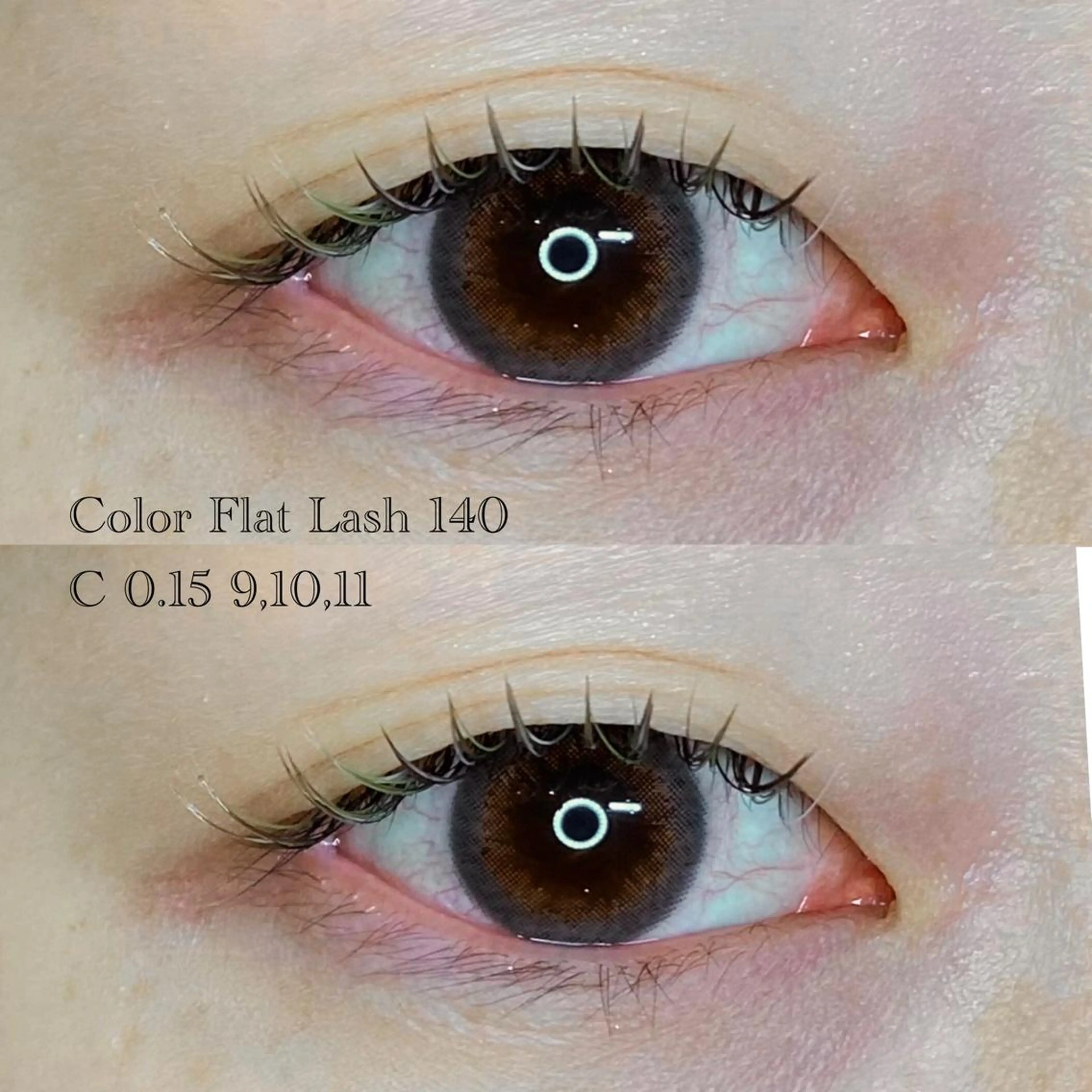 マツエク・マツパ Cカール フラットラッシュ マツエク OLIVIA 郷家 ♡のマツエク・マツパデザイン