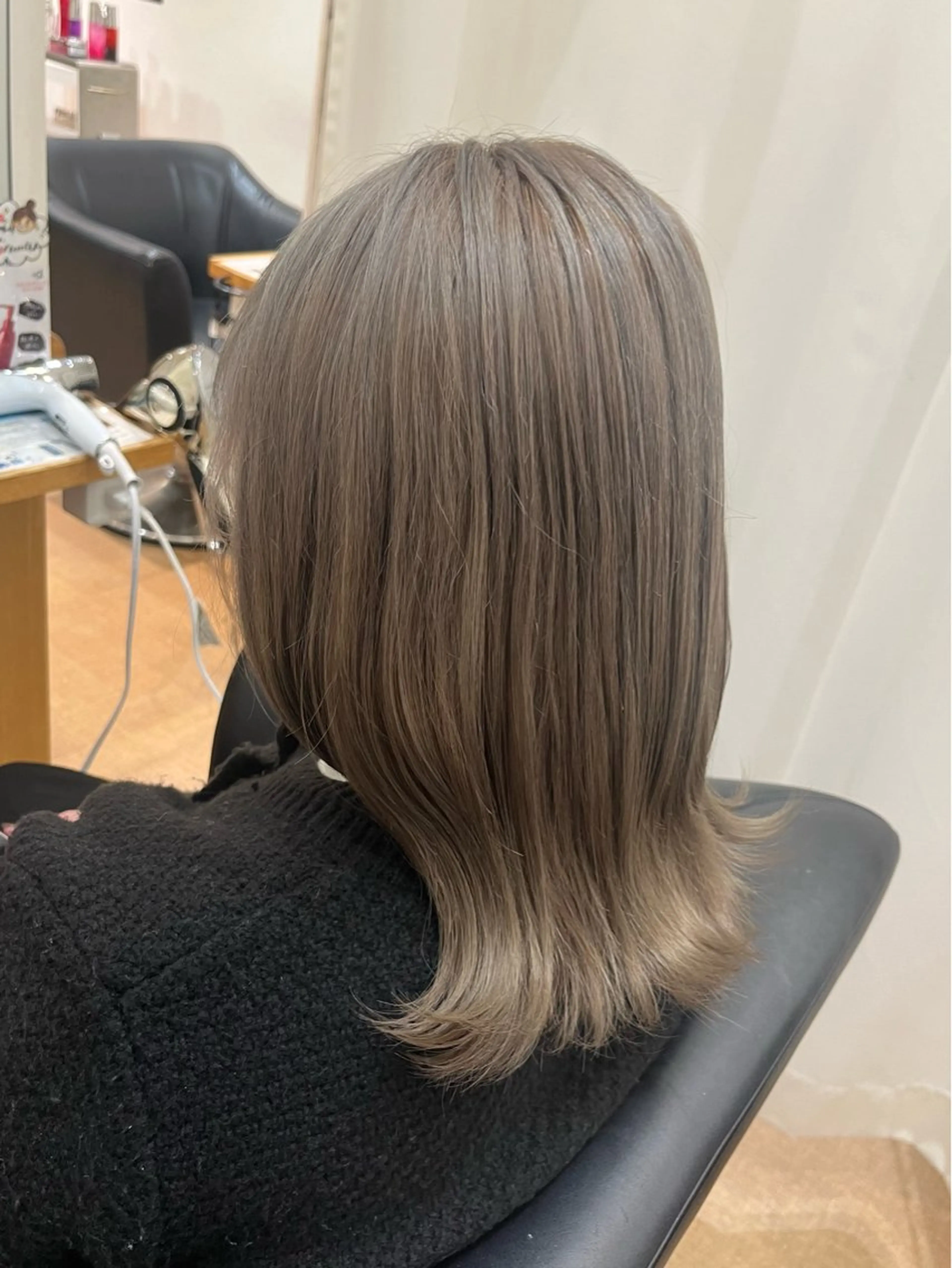 ミディアム 池田 遥香のヘアスタイル