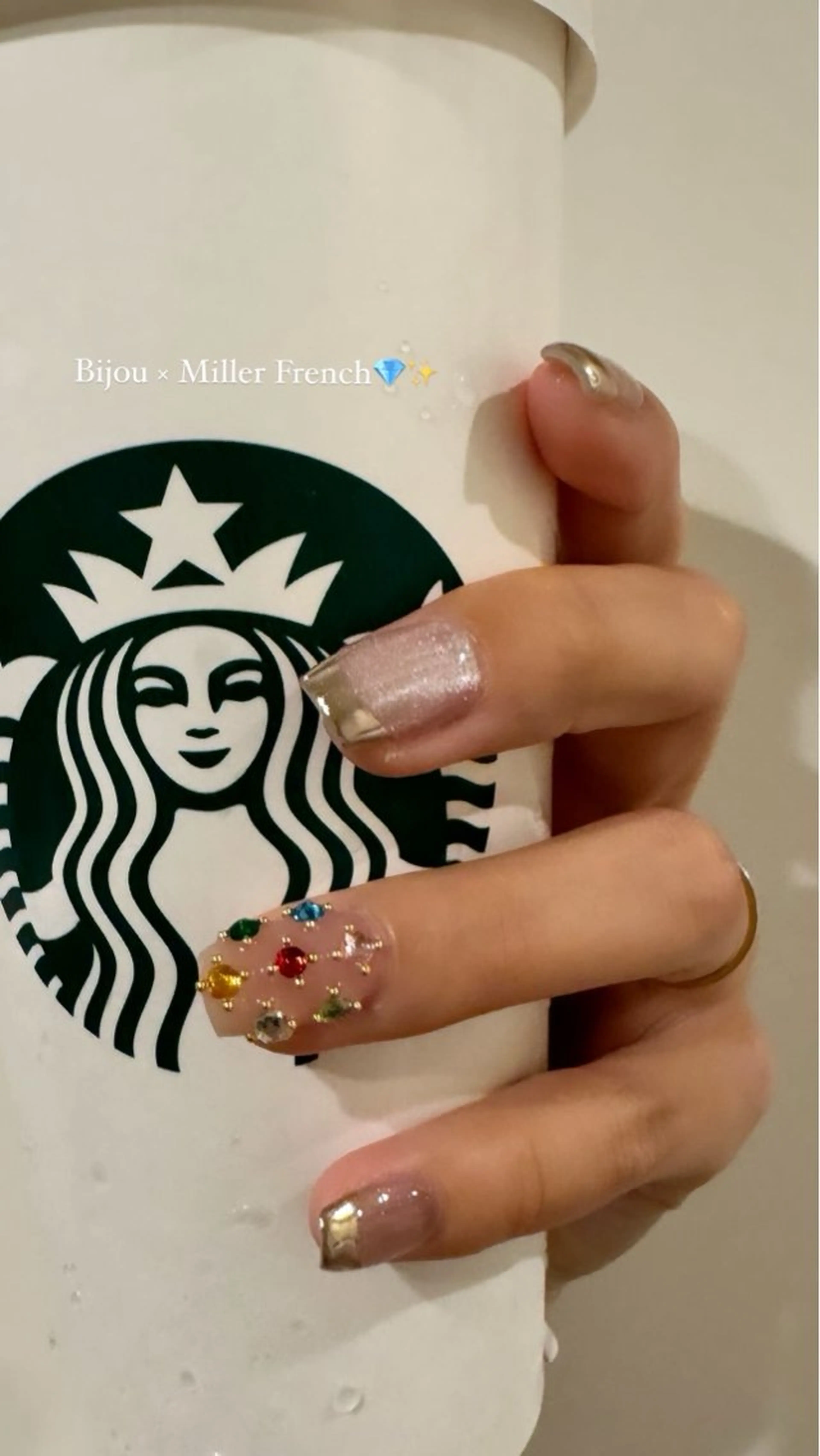 ネイル ハンドネイル 濱岡 咲のネイルデザイン