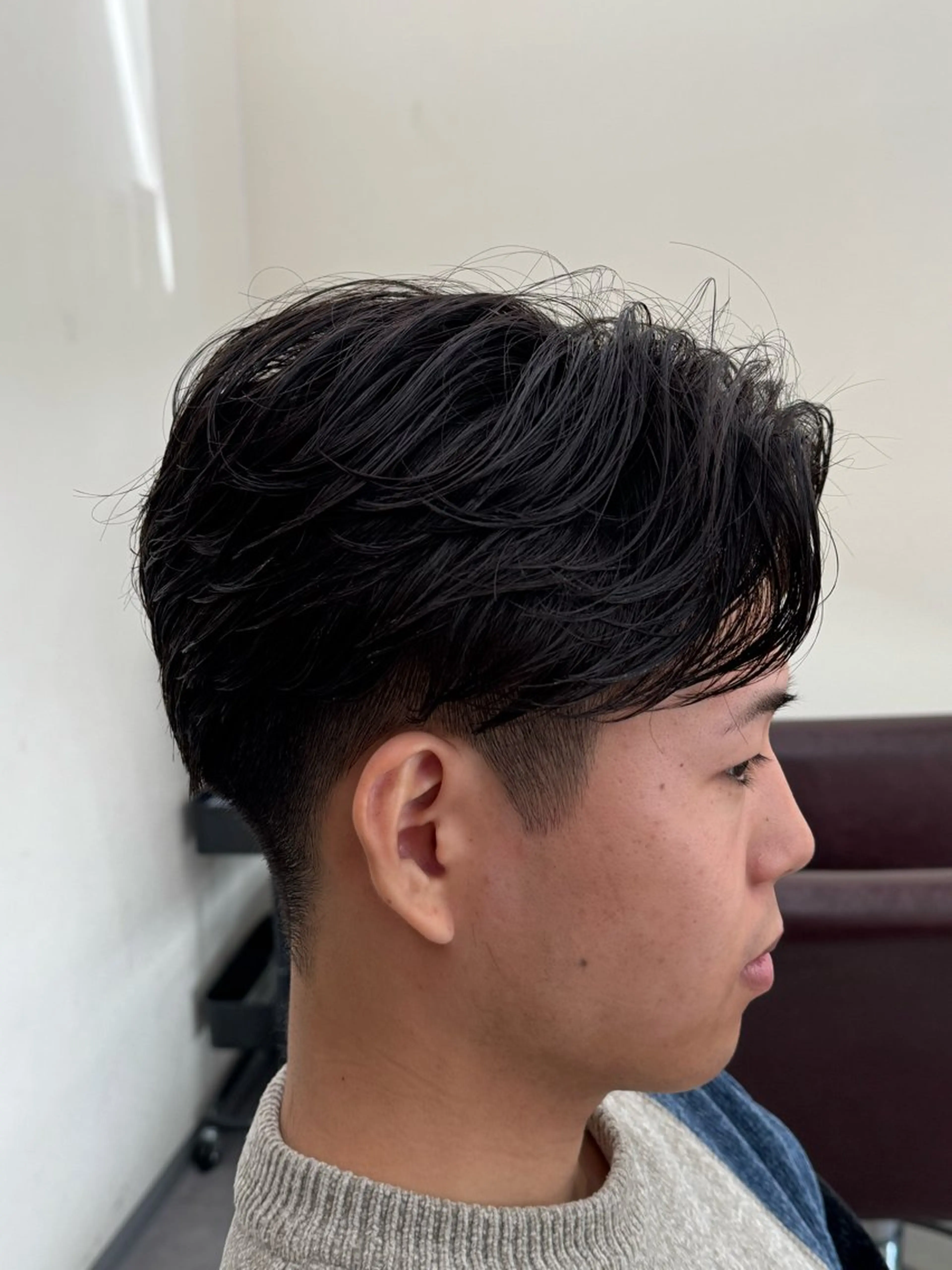 パーマ メンズ カット パーマ パーマ/京都駅 /メンズ/藤井 翔のヘアスタイル