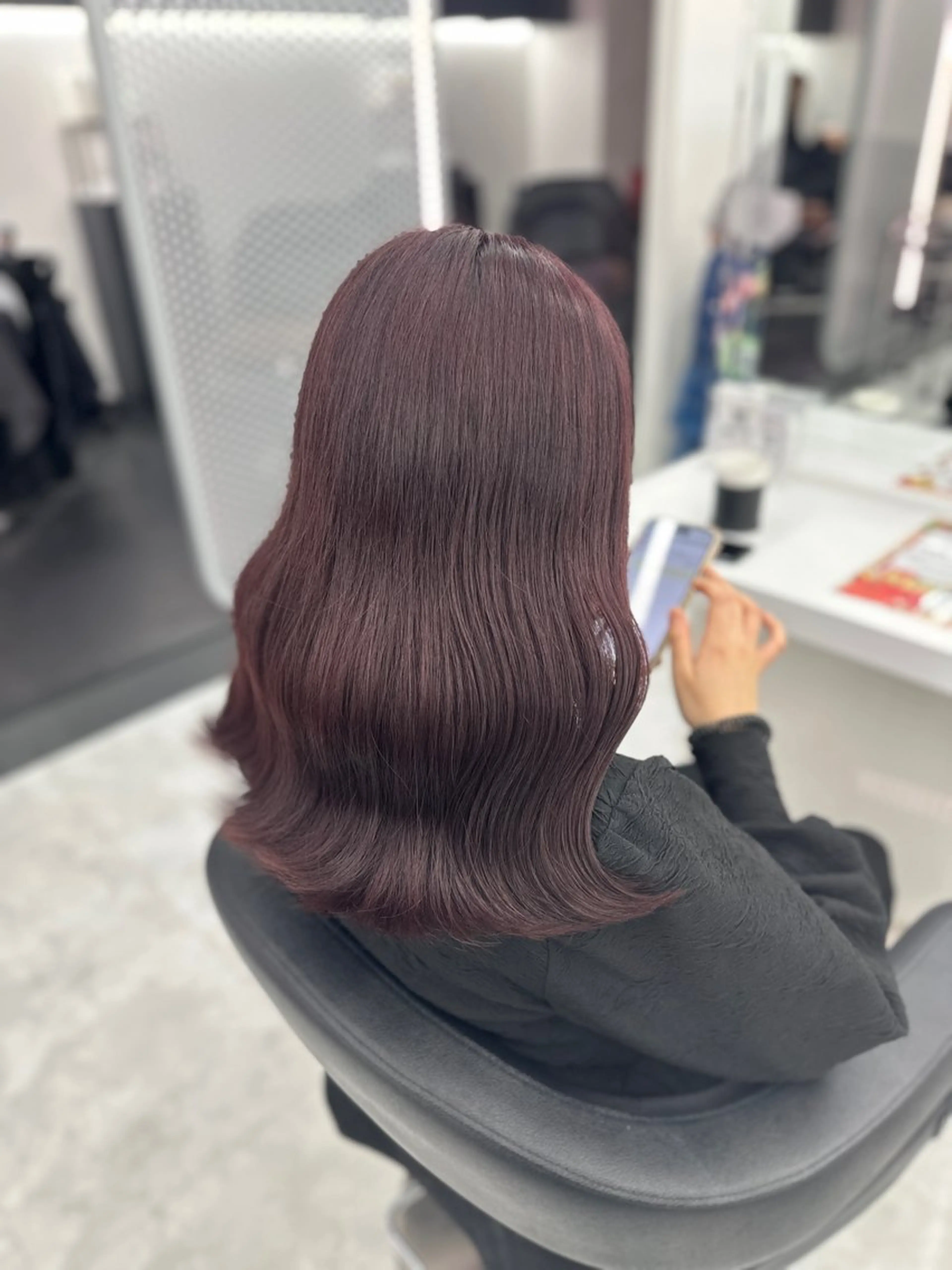 ロング カラー パーマ ヘアアレンジ メンズ キッズ ♥️韓国ヘア レイヤー♥️ゆりのヘアスタイル