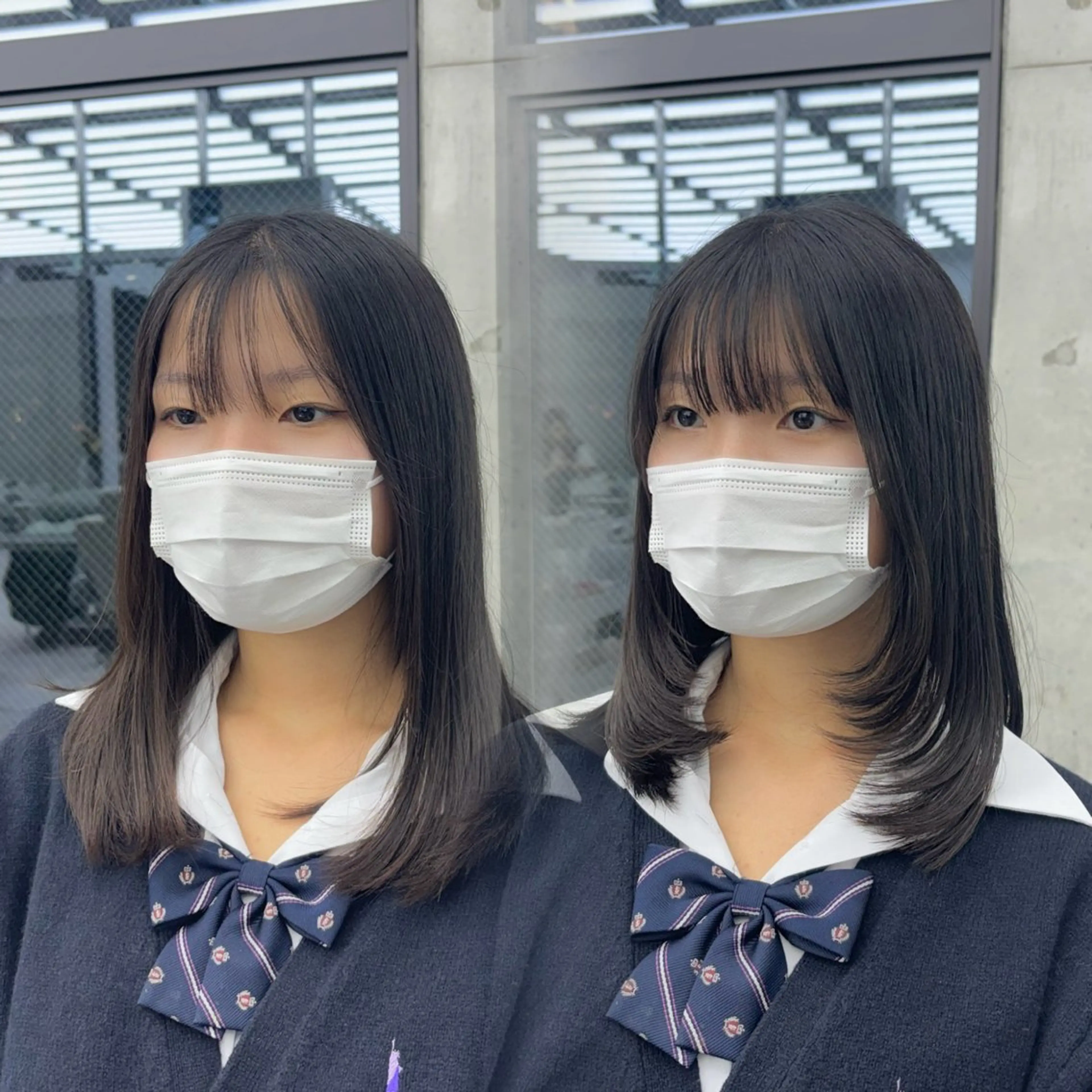 ミディアム mei / 艶カラー ミディアム レイヤーのヘアスタイル