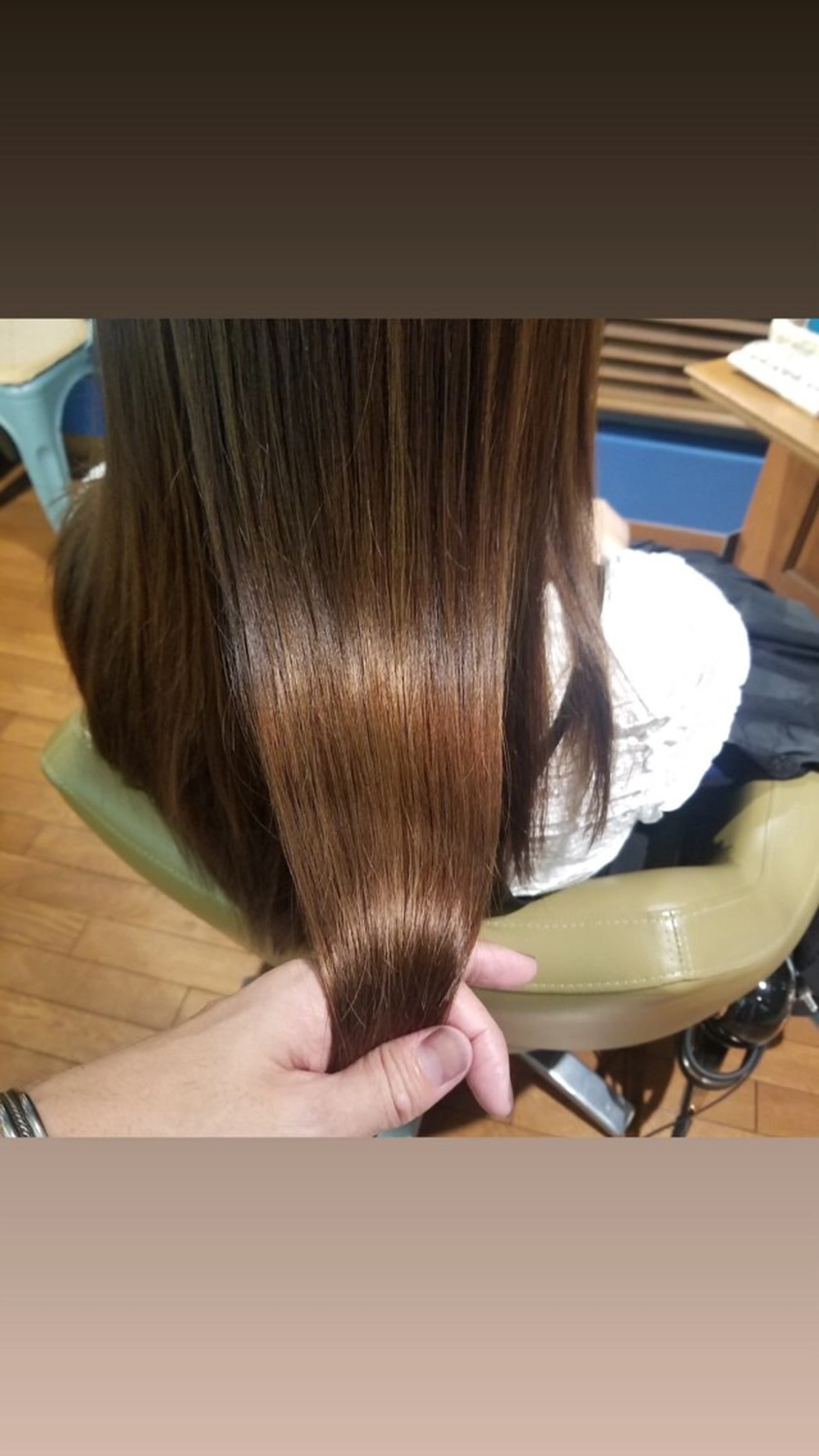 ロング カラー 三輪 南月のヘアスタイル