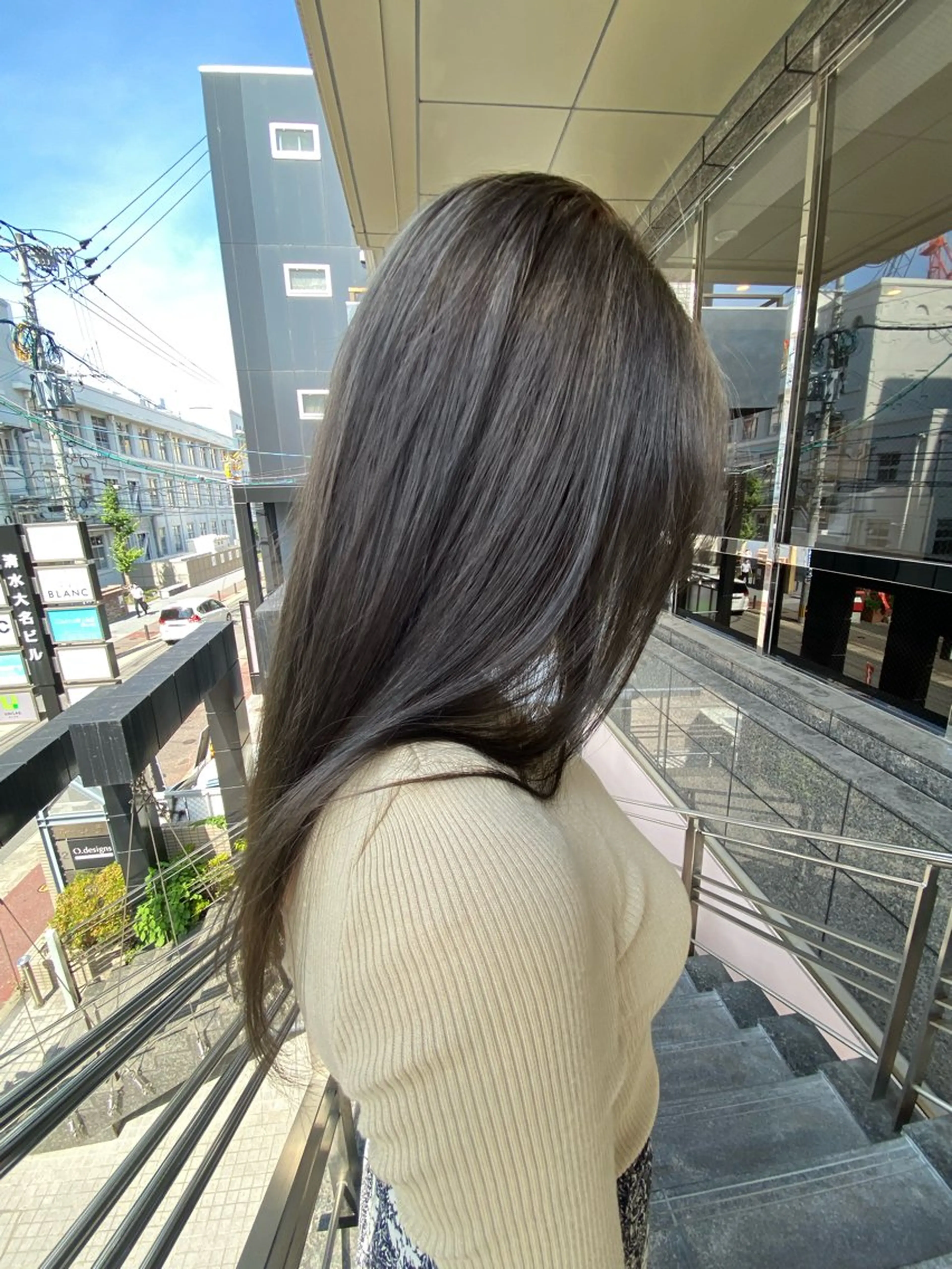 ロング 山北 優姫のヘアスタイル