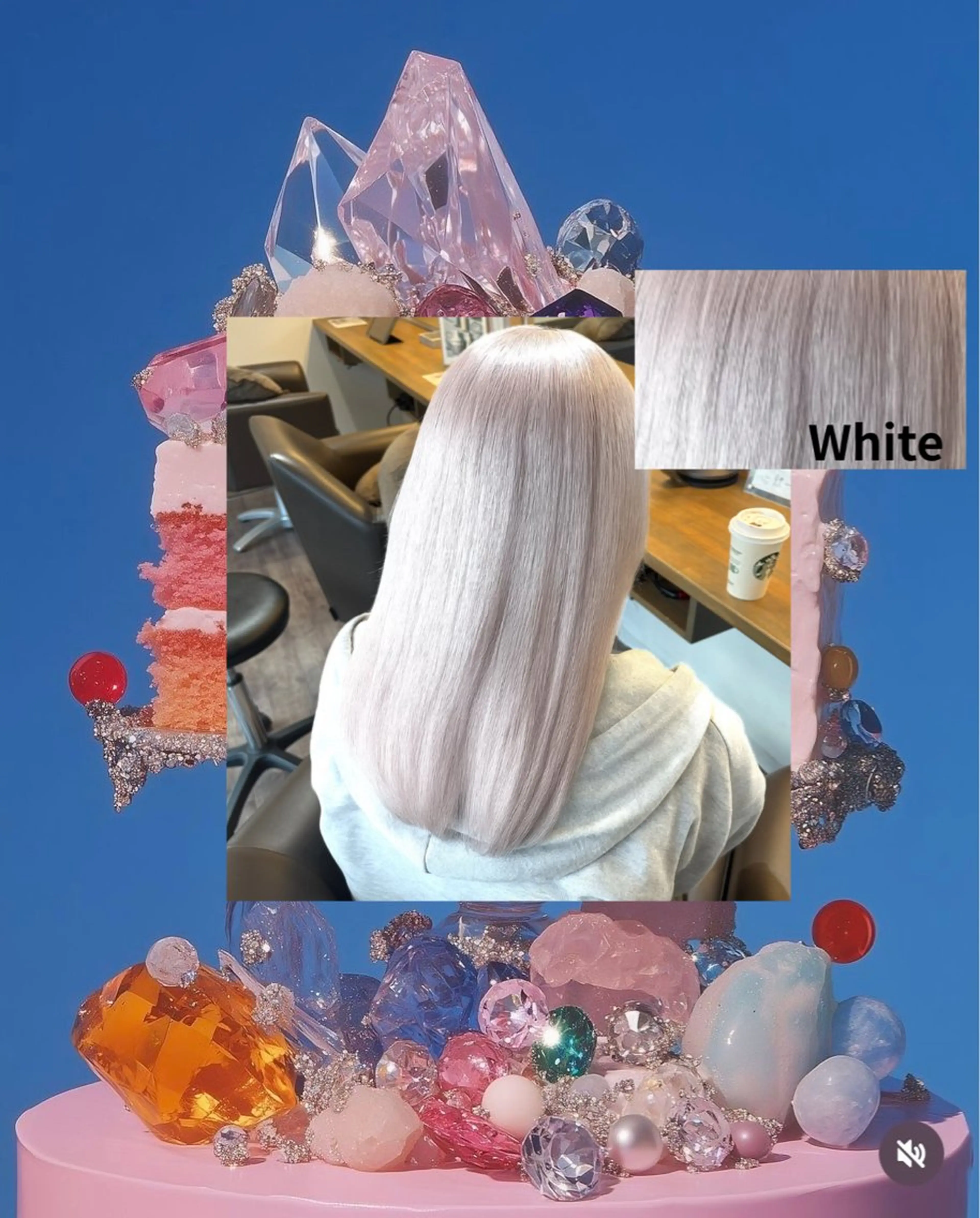 🍓Wブリーチ＋カラー＋トリートメント🍓の写真