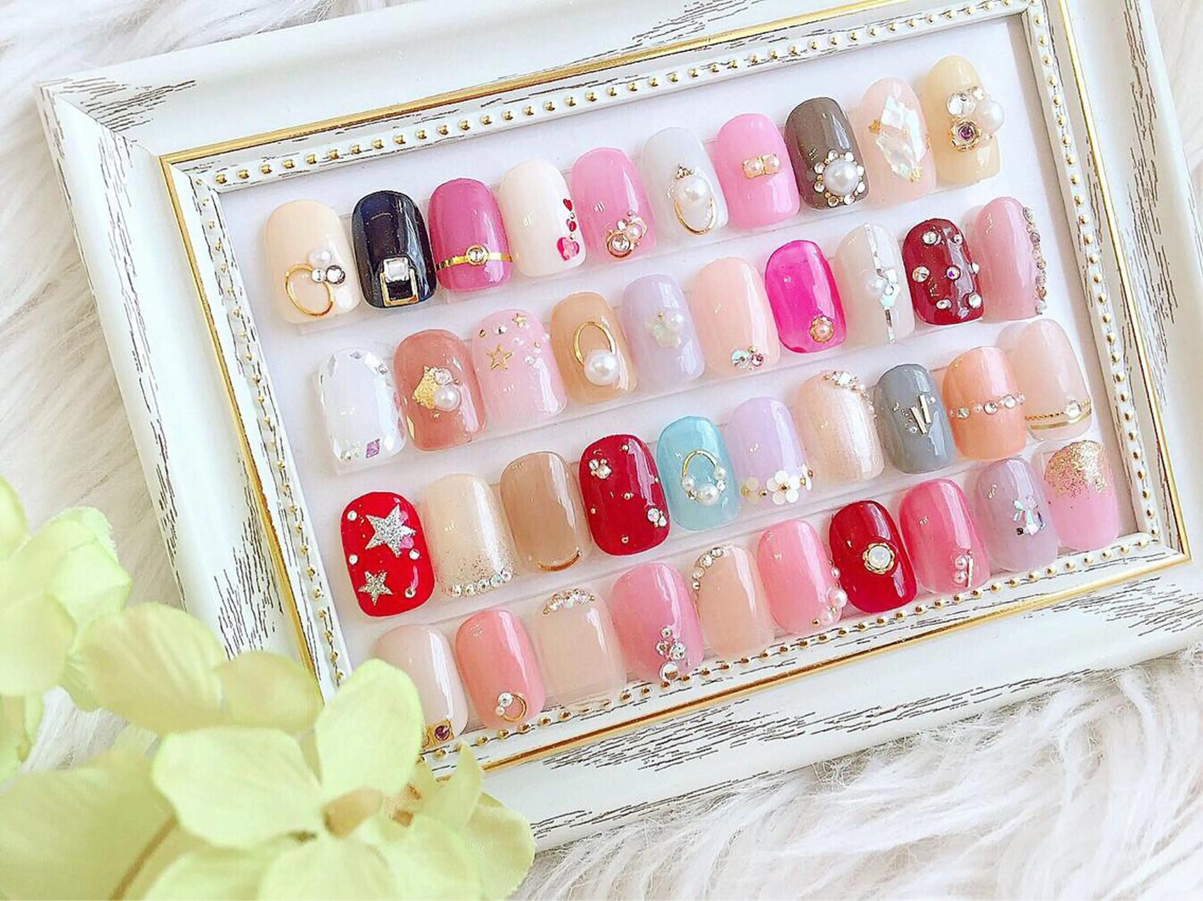 ネイル アートネイル Viseo《6週間 長持ちパラジェル》のネイルデザイン