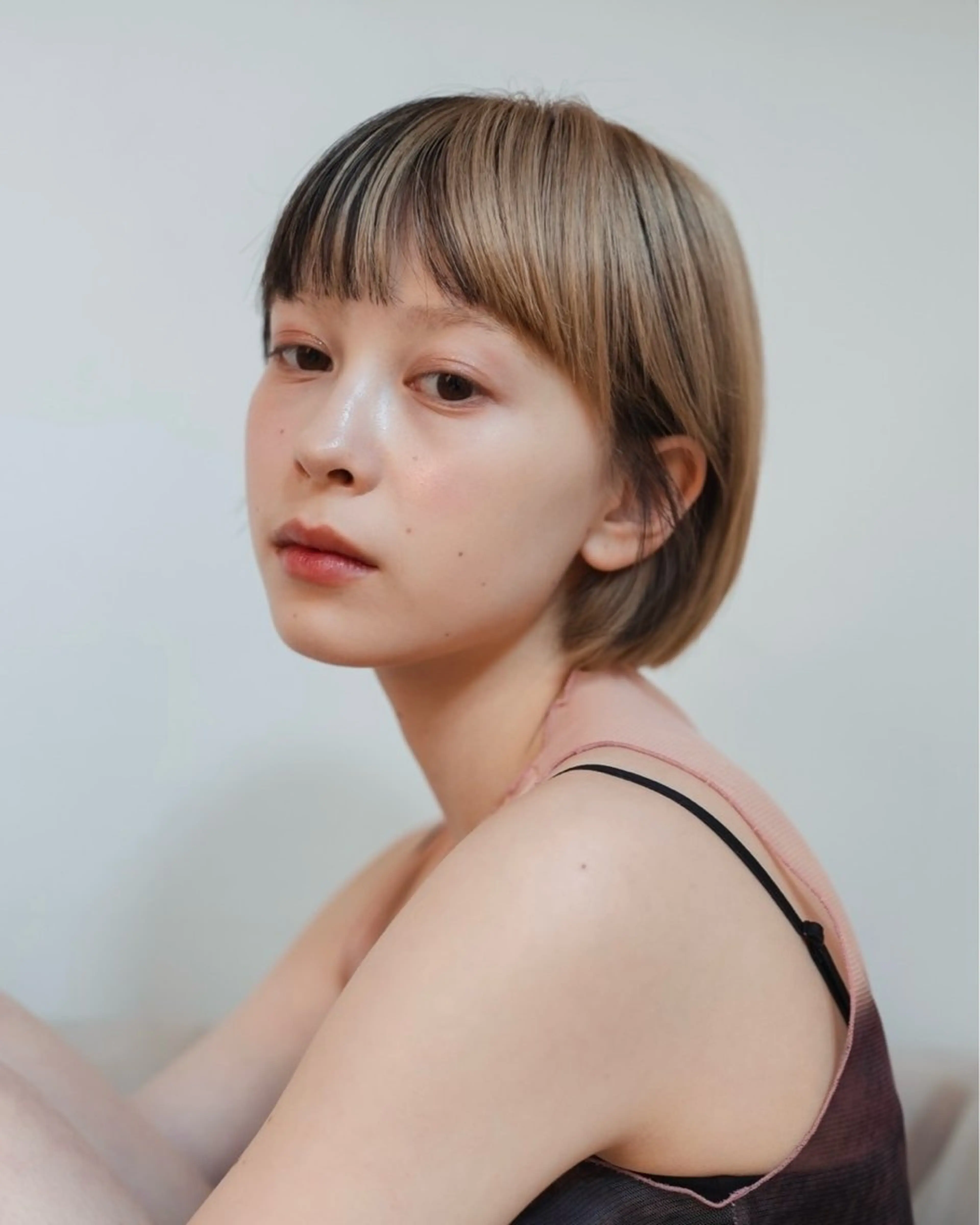 ショート カラー ツートーンカラー ボブ RikO *. 本日空いてます！のヘアスタイル